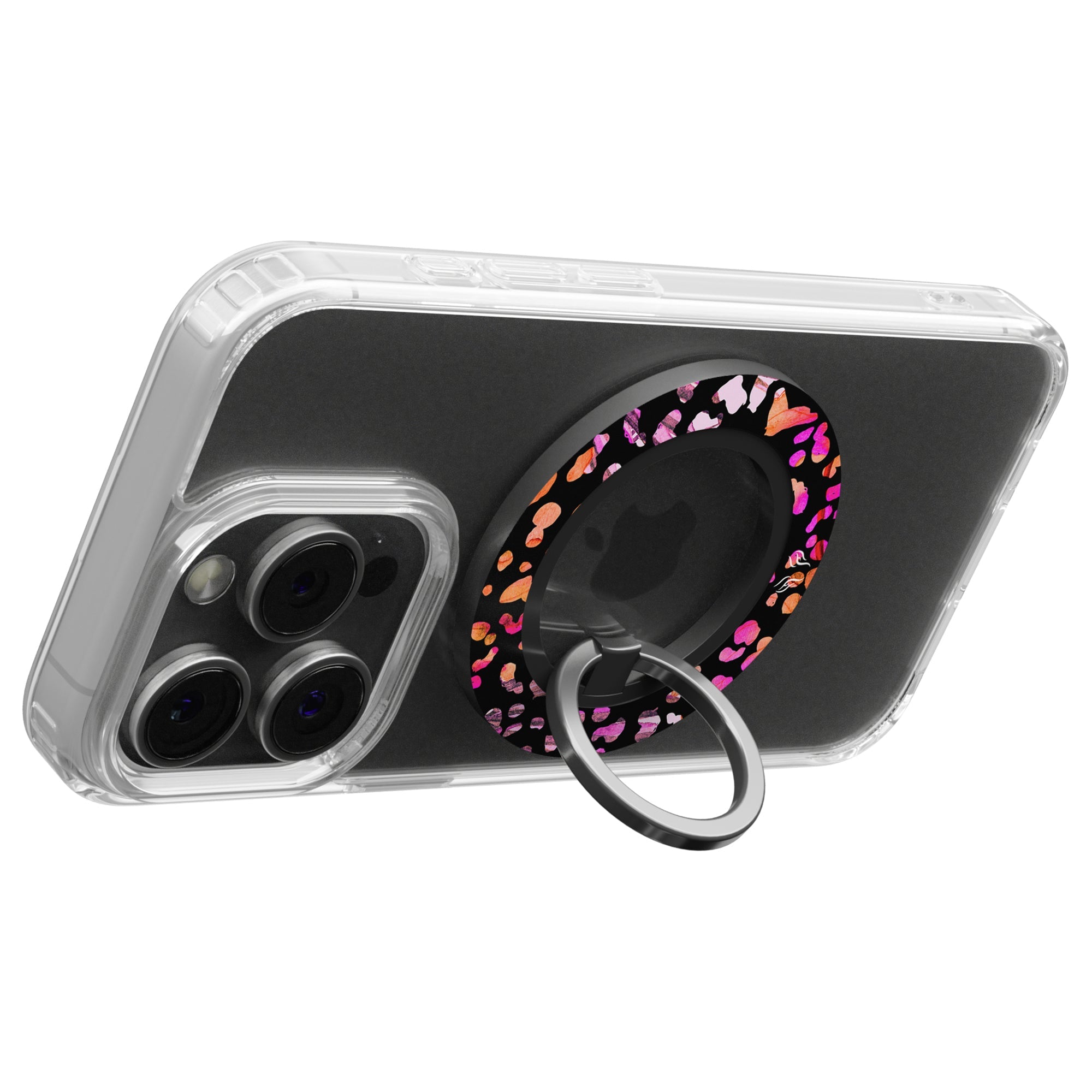 Exotic Leopard - Magnetring – magnetring för mobil