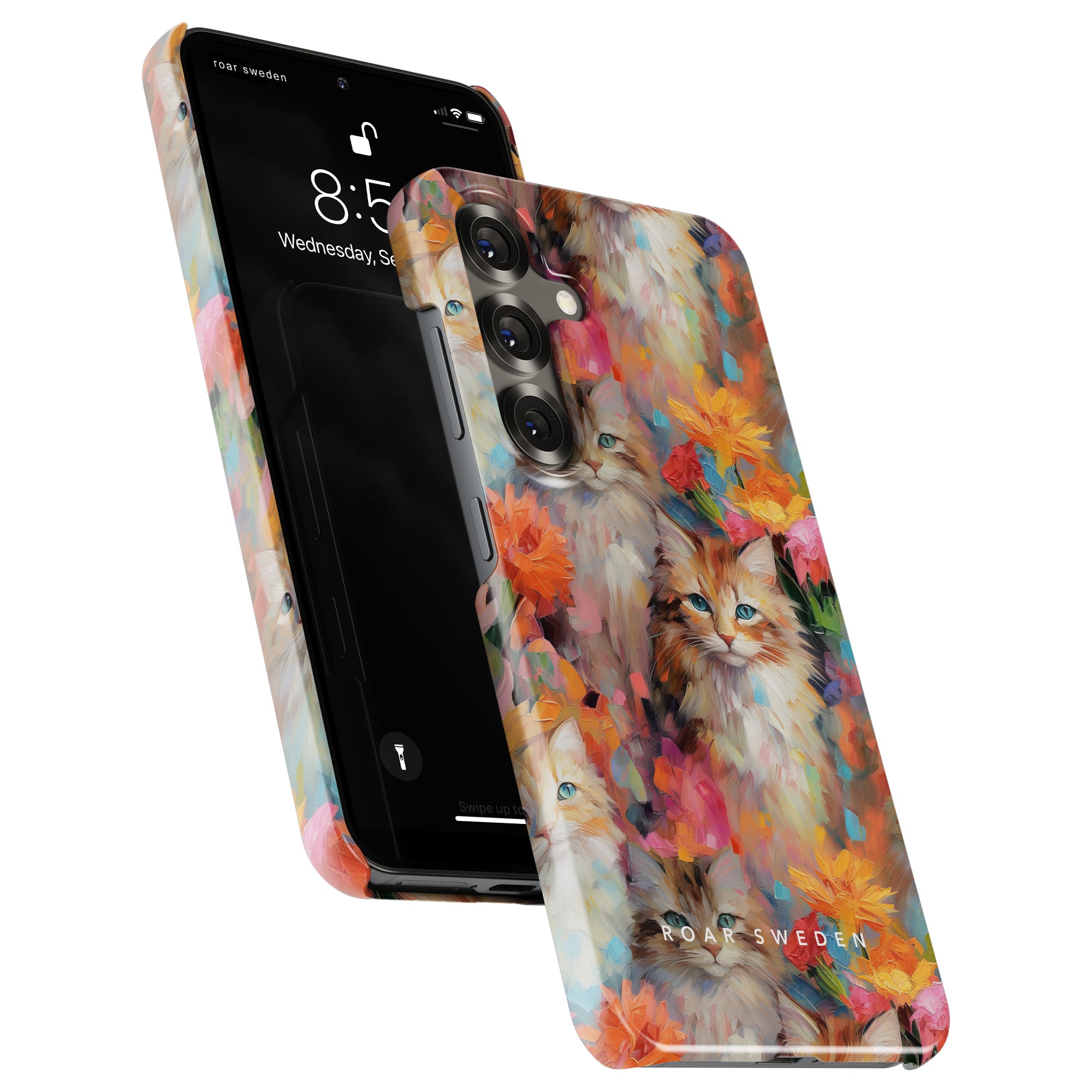 Kitty Slim mobilskal – Flower Kitty