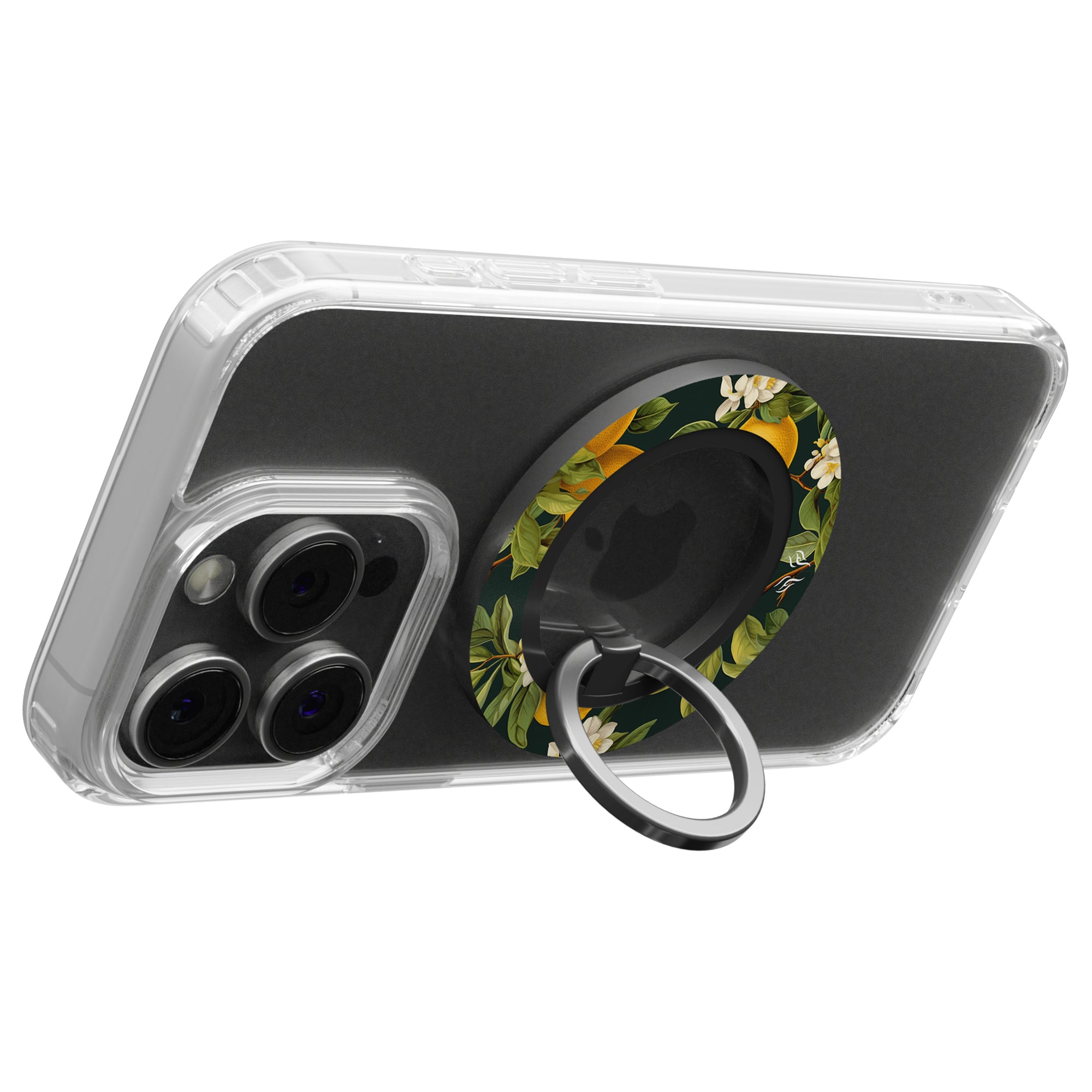 Flowery Lemon - Magnetring – magnetring för mobil