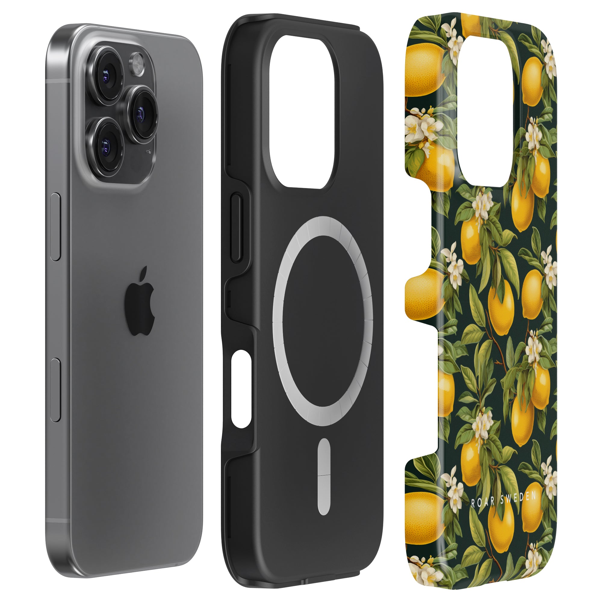 Flowery Lemon - Magsafe Tough Case - Roar Sweden