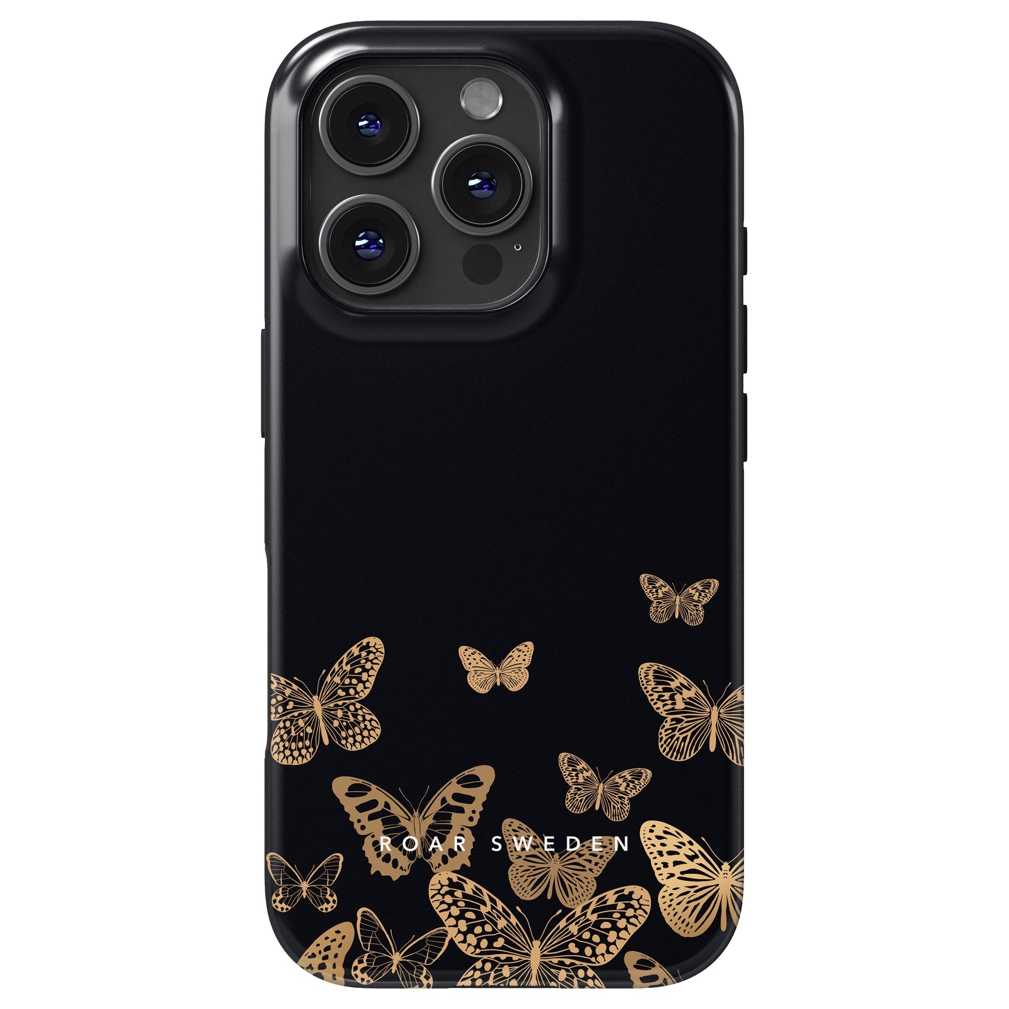 Tough mobilskal - Golden Butterflies