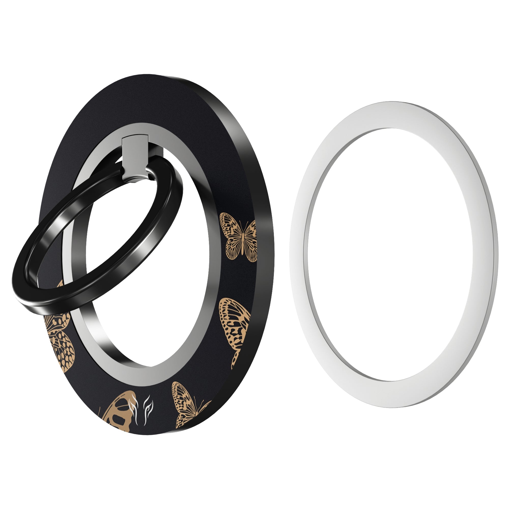 Golden Butterflies - Magnetring – magnetring för mobil