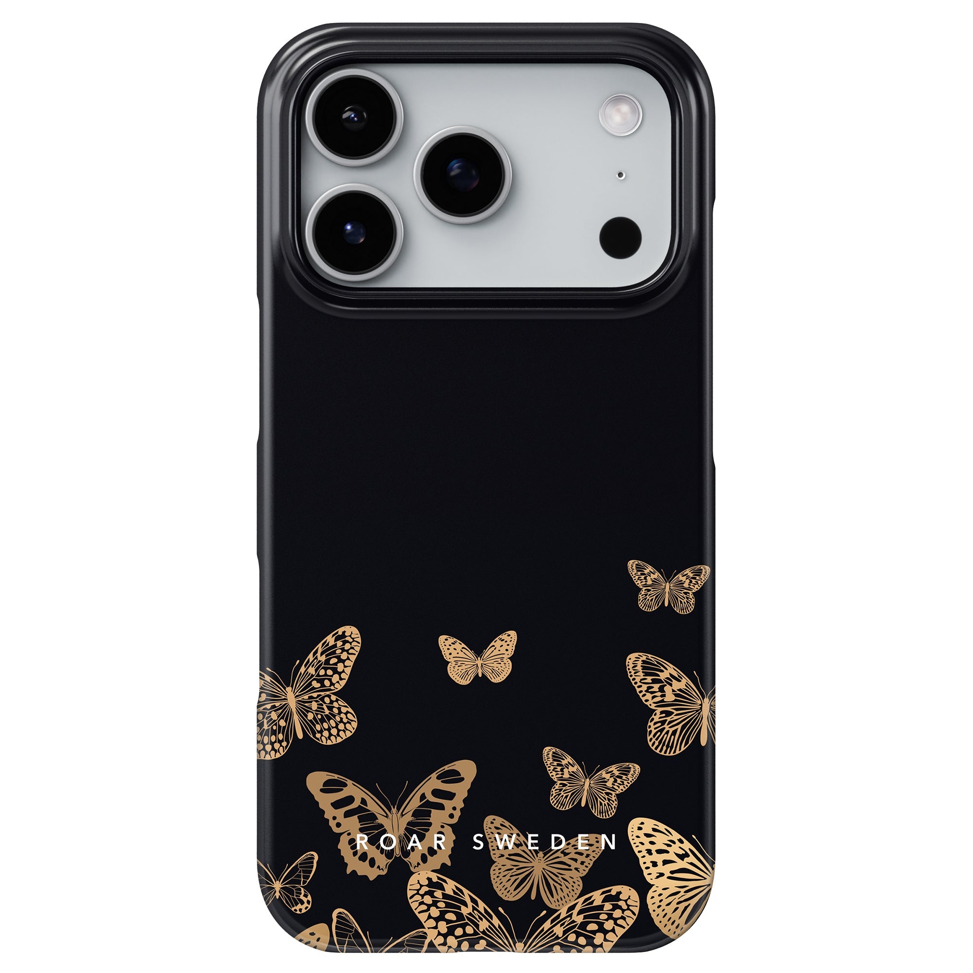 Slim mobilskal – Golden Butterflies