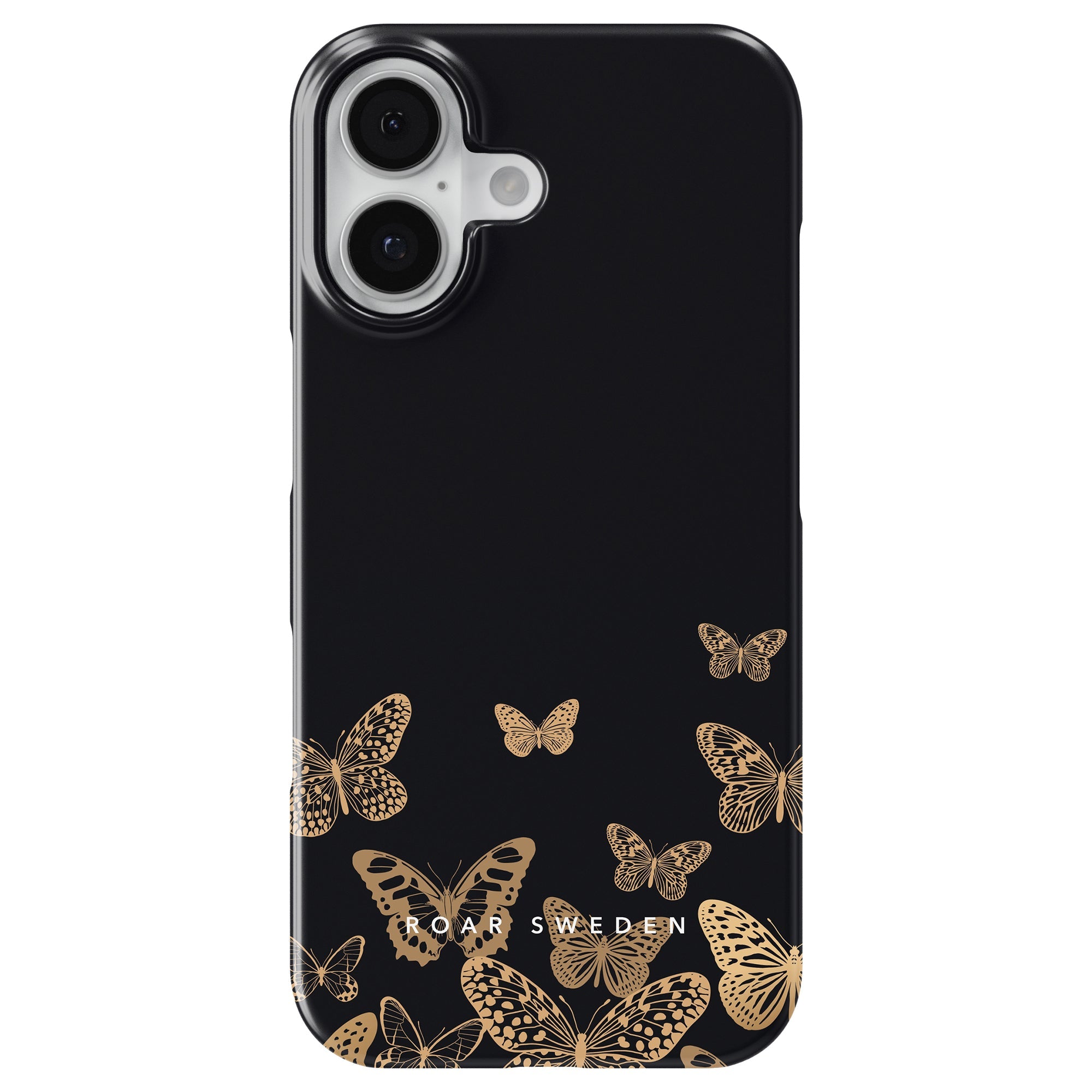 Slim mobilskal – Golden Butterflies