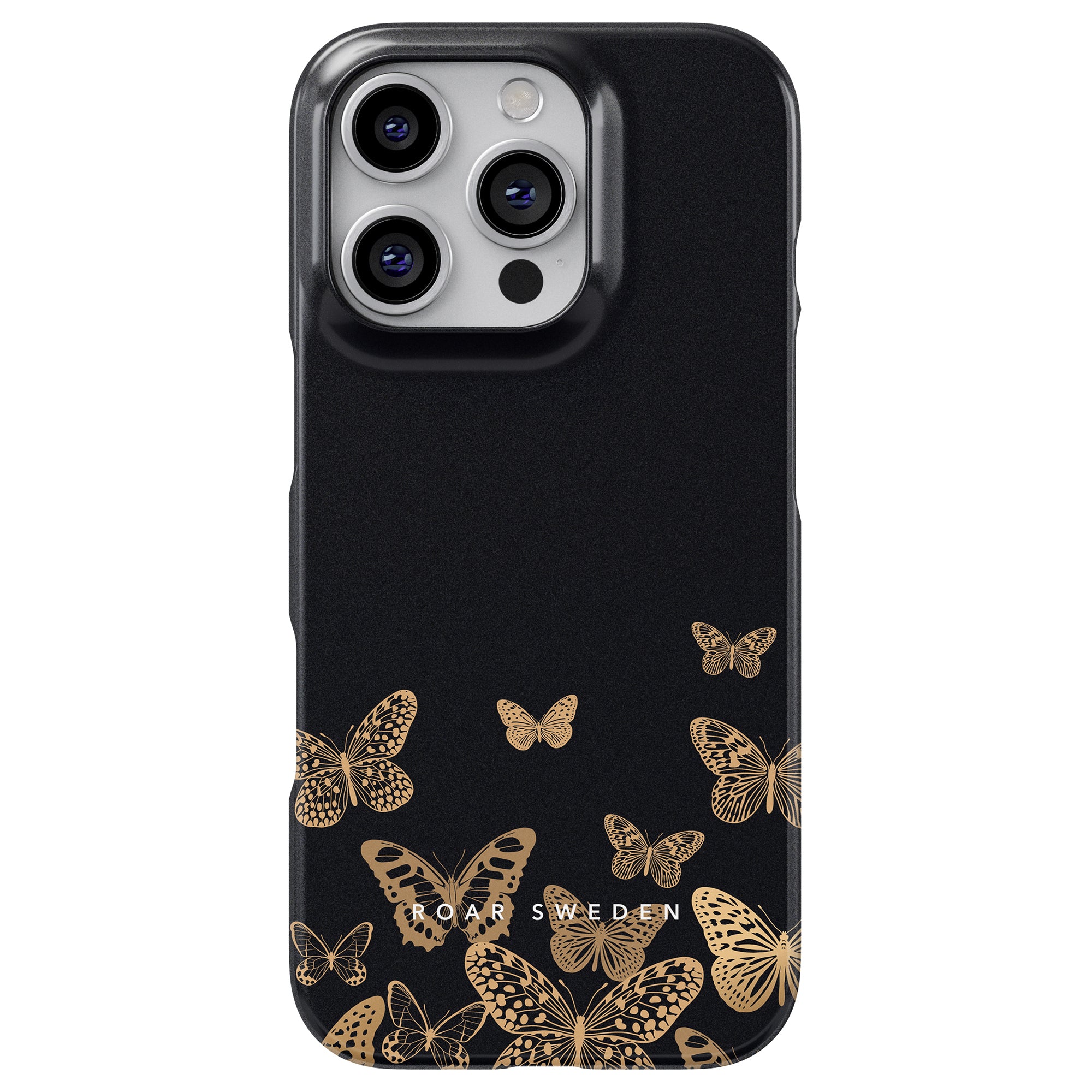 Slim mobilskal – Golden Butterflies