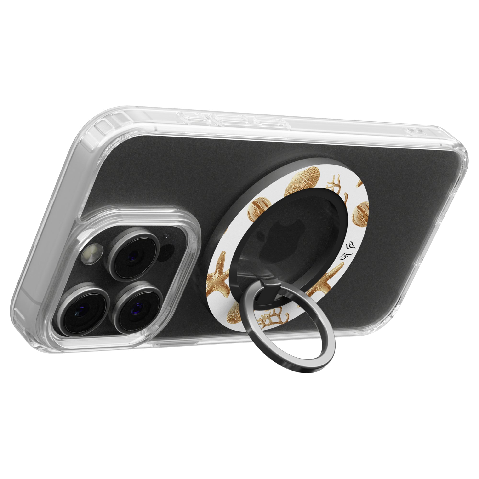 Golden Shells - Magnetring – magnetring för mobil