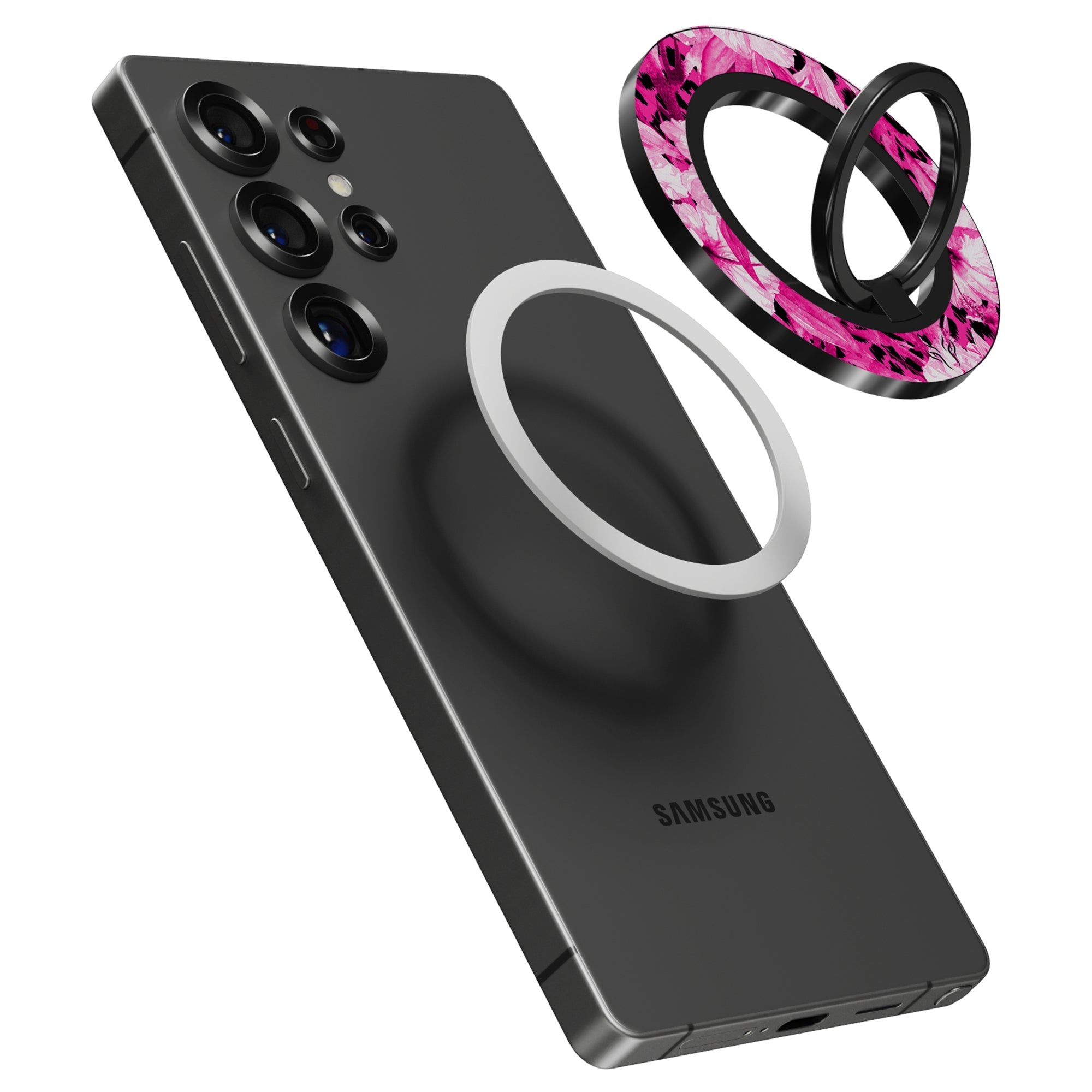 Hibiscus Leo - Magnetring – magnetring för mobil