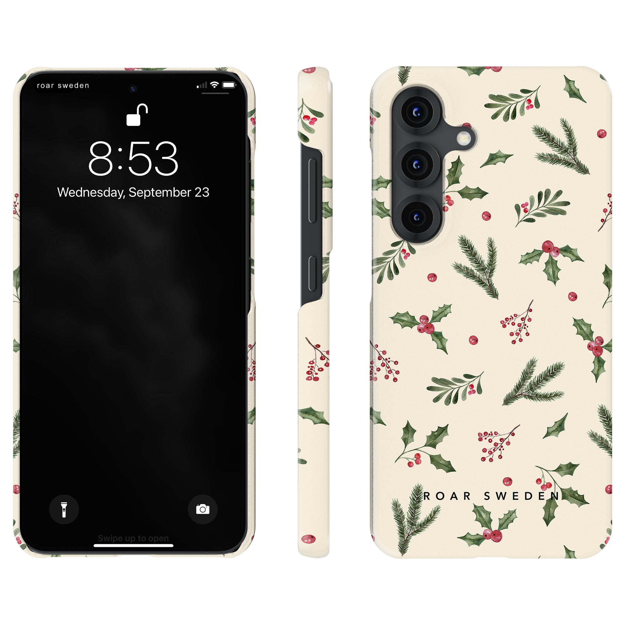 Holly Leaves - Slim case - Roar Sweden