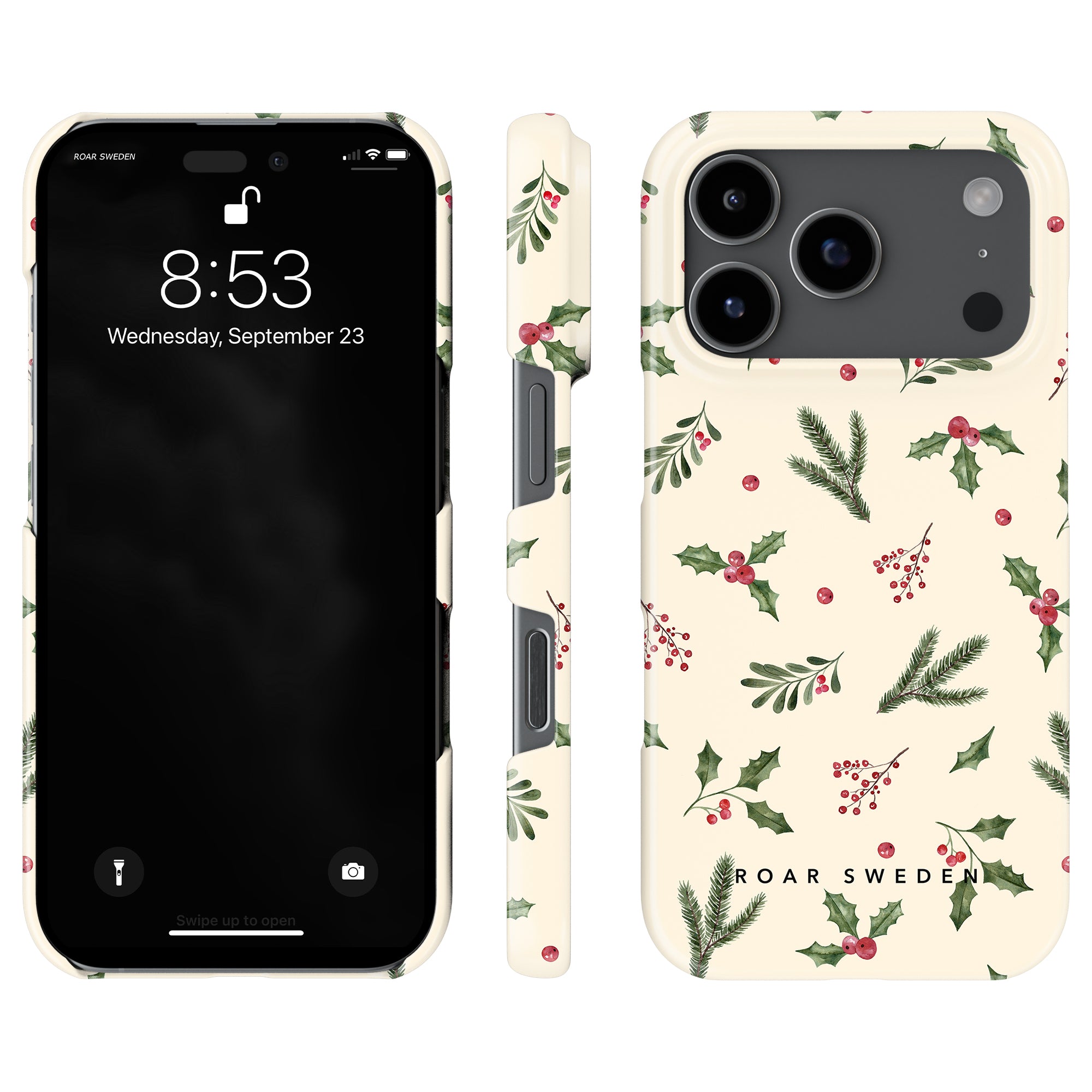 Holly Leaves - Slim case - Roar Sweden