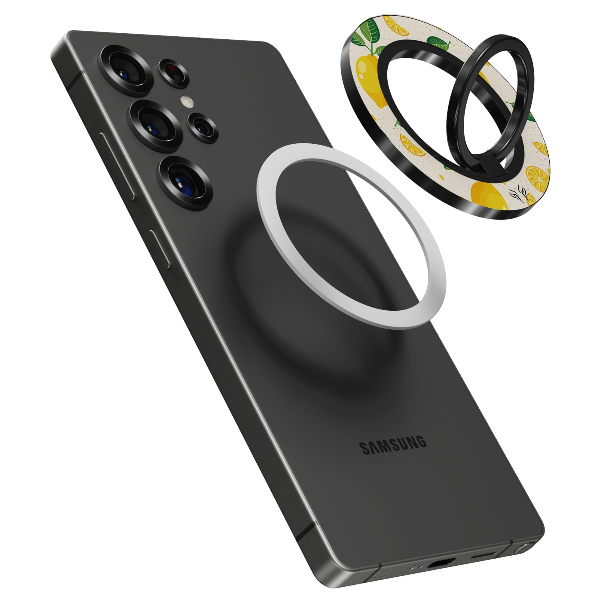 Juicy Lemon - Magnetring – magnetring för mobil