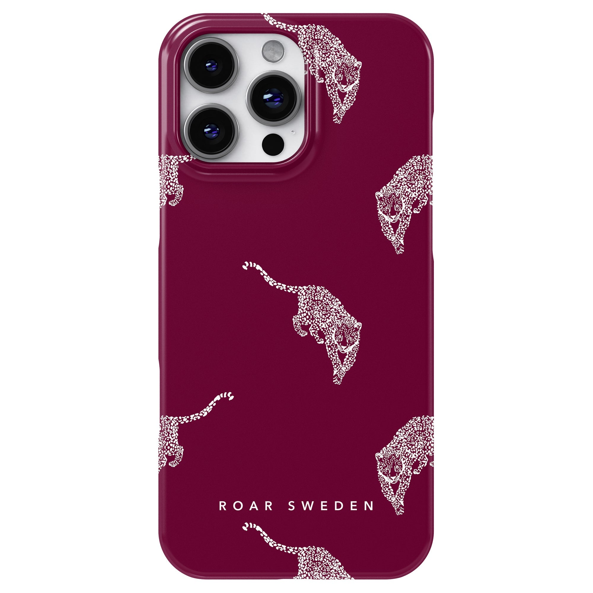 Slim mobilskal – Kitty Burgundy