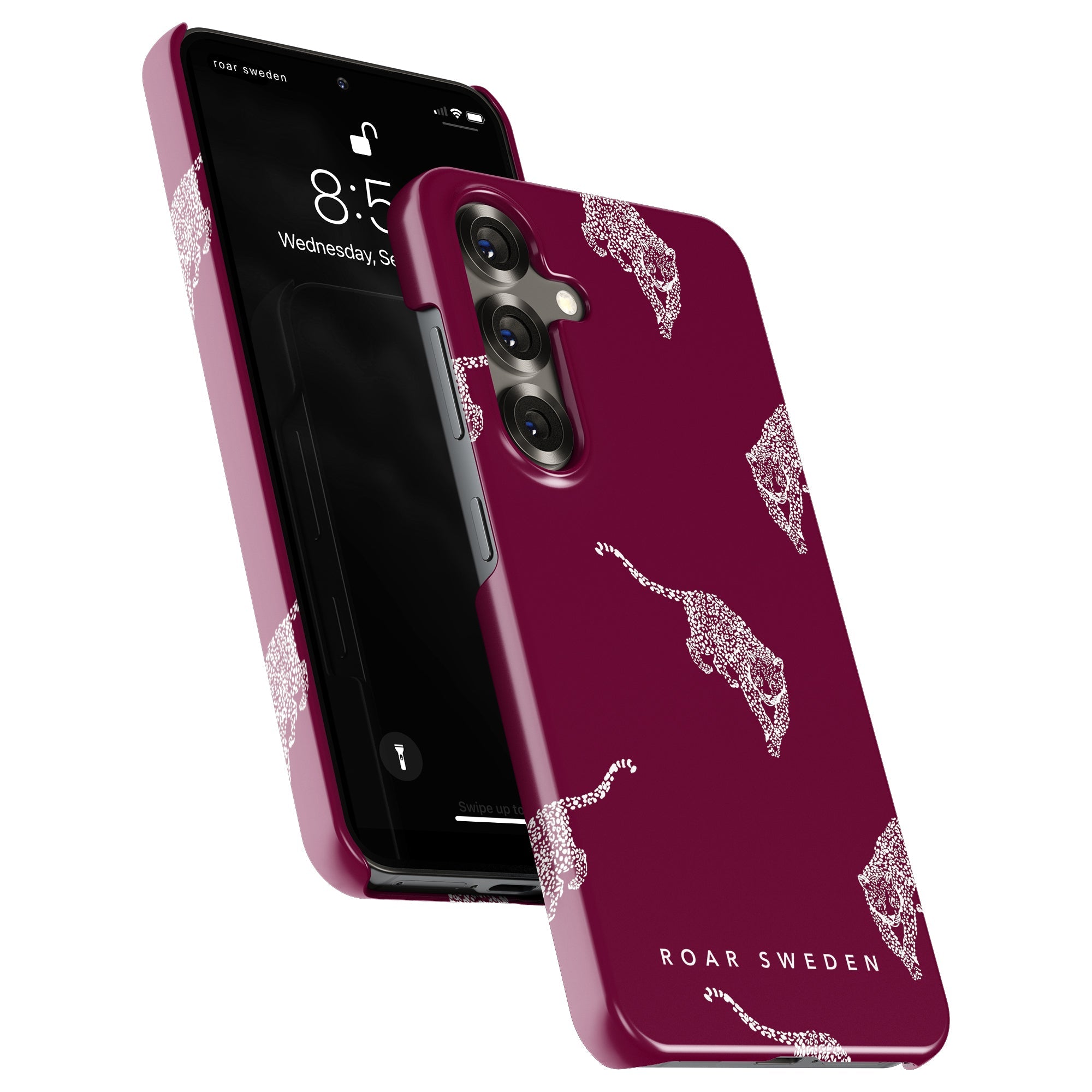 Slim mobilskal – Kitty Burgundy