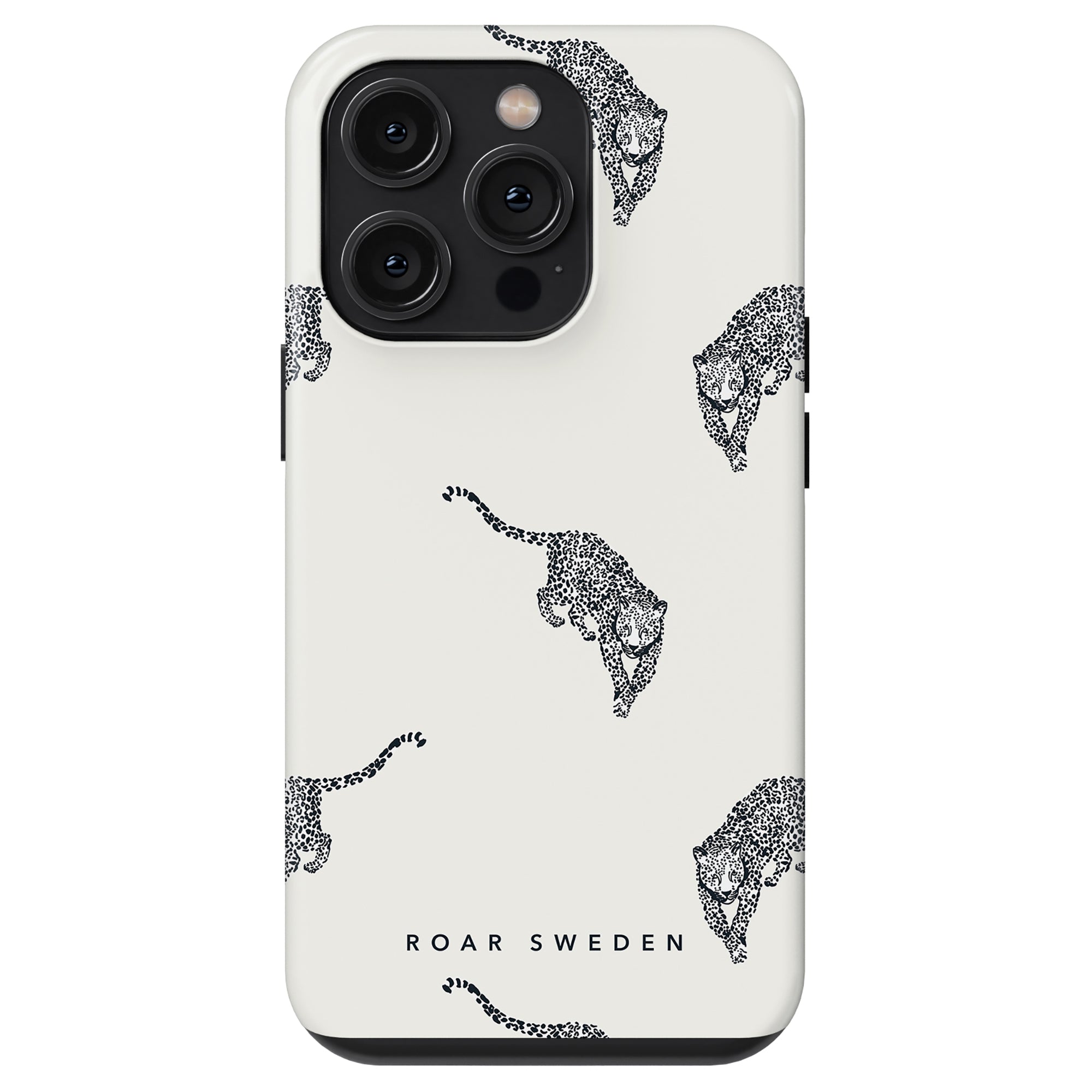 An elegant white Kitty Deluxe - Tough Case with an innovative image of a tiger.