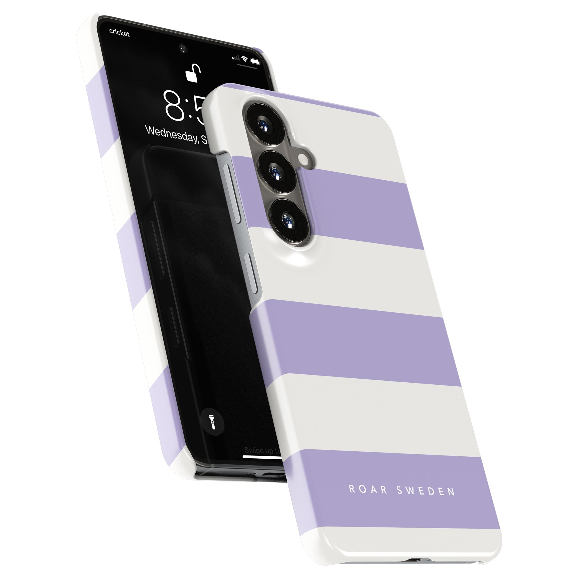 Lavender Stripes - Slim case - Roar Sweden