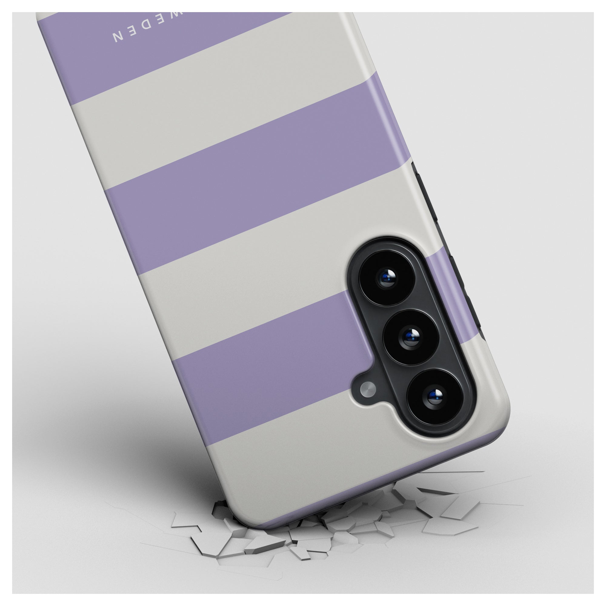 Lavender Stripes - Tough Case - Roar Sweden