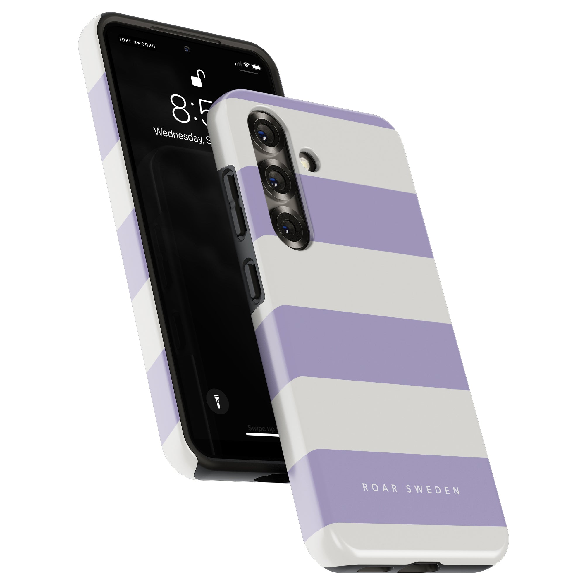 Lavender Stripes - Tough Case - Roar Sweden
