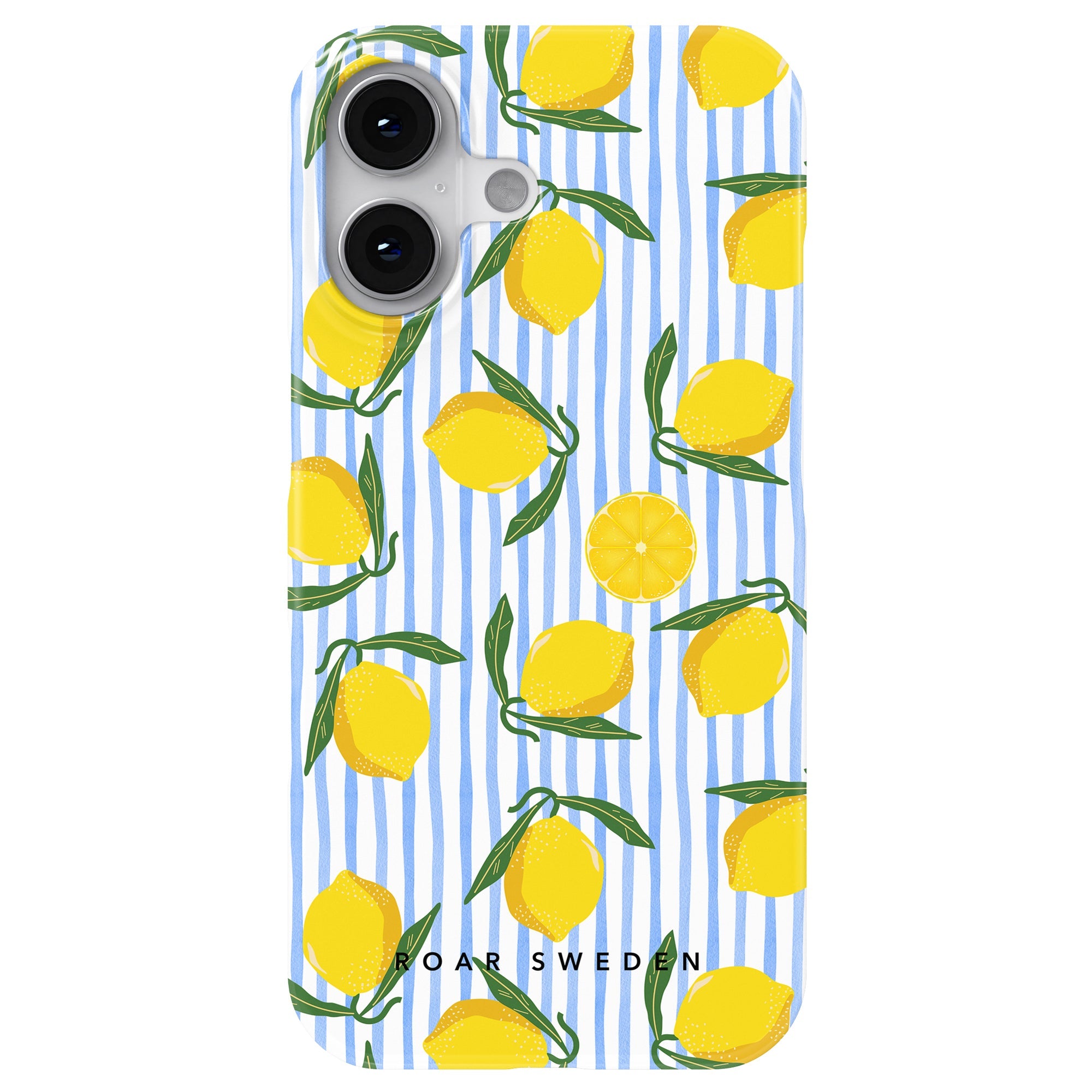 Slim mobilskal – Lemon Stripes