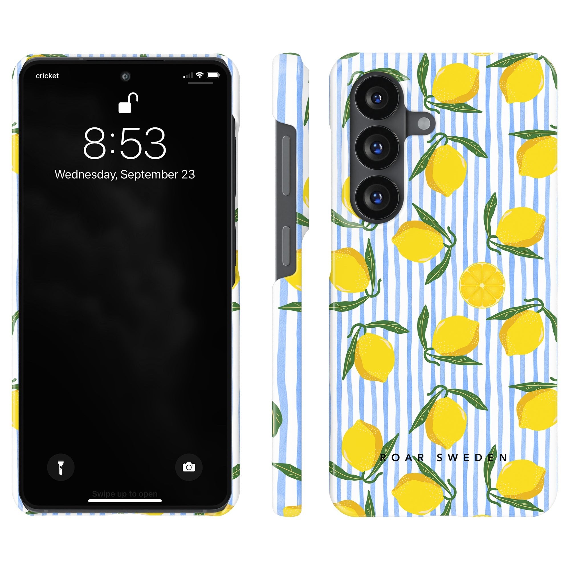 Lemon Stripes - Slim case - Roar Sweden