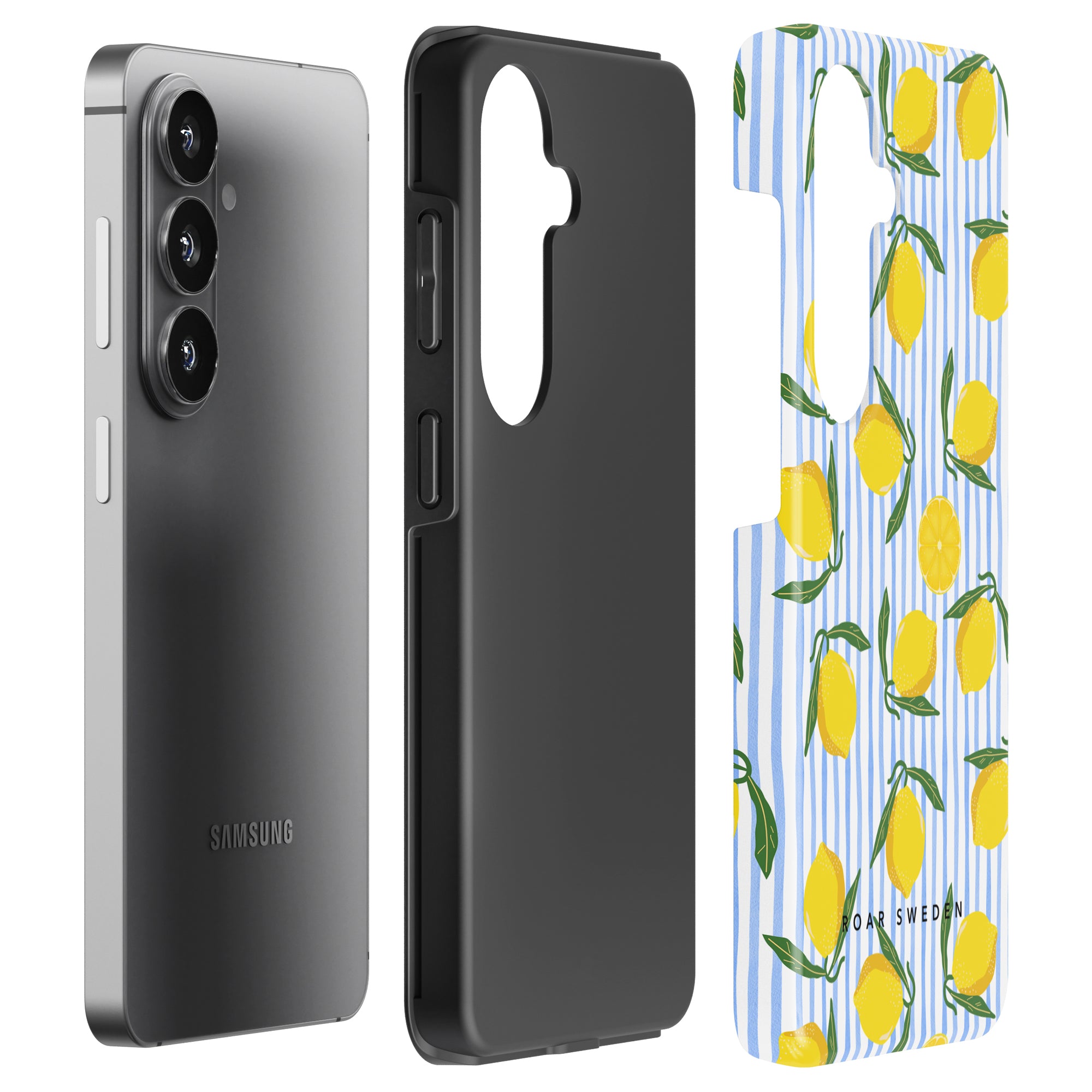 Lemon Stripes - Tough Case - Roar Sweden