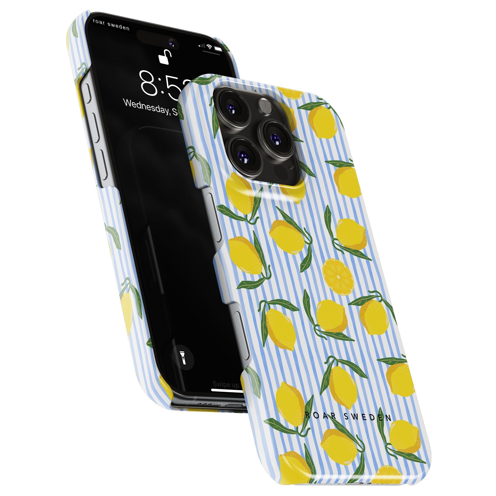 Lemon Stripes - Slim case - Roar Sweden