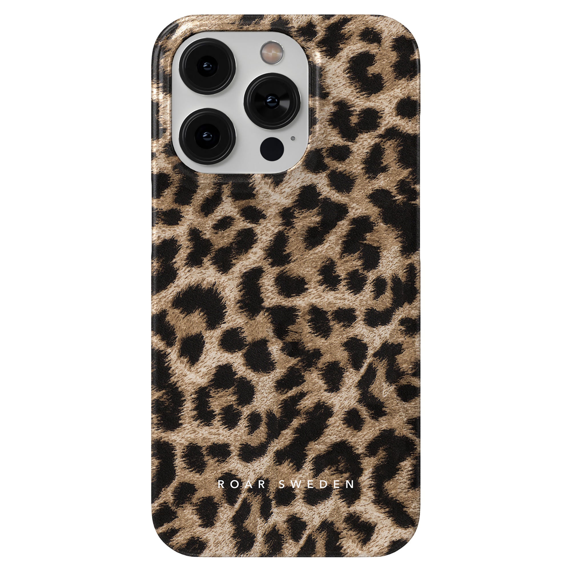 A Leopard - Tunt fodral med en skyddande lager för iPhone 11.