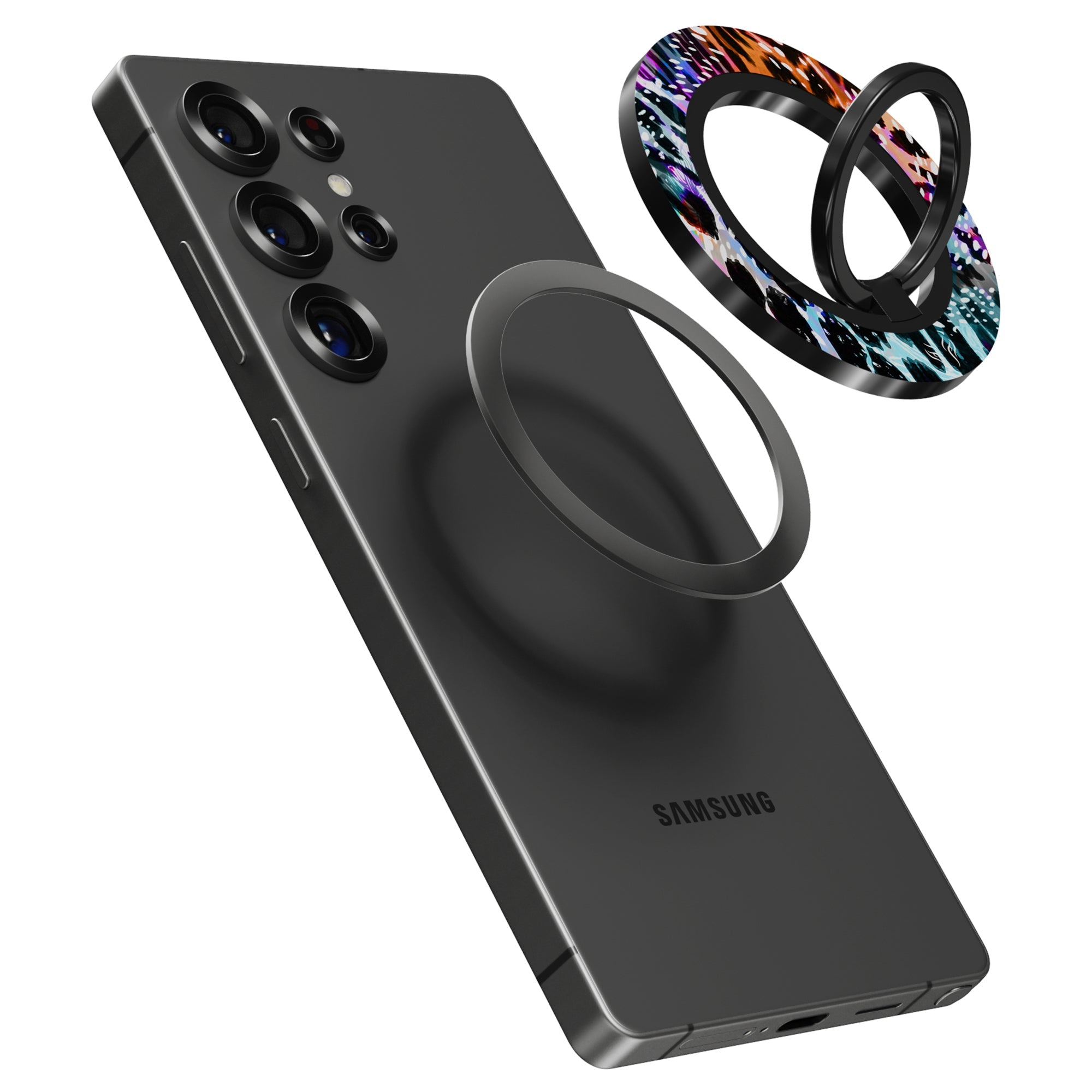 Leopard Burst - Magnetring – magnetring för mobil