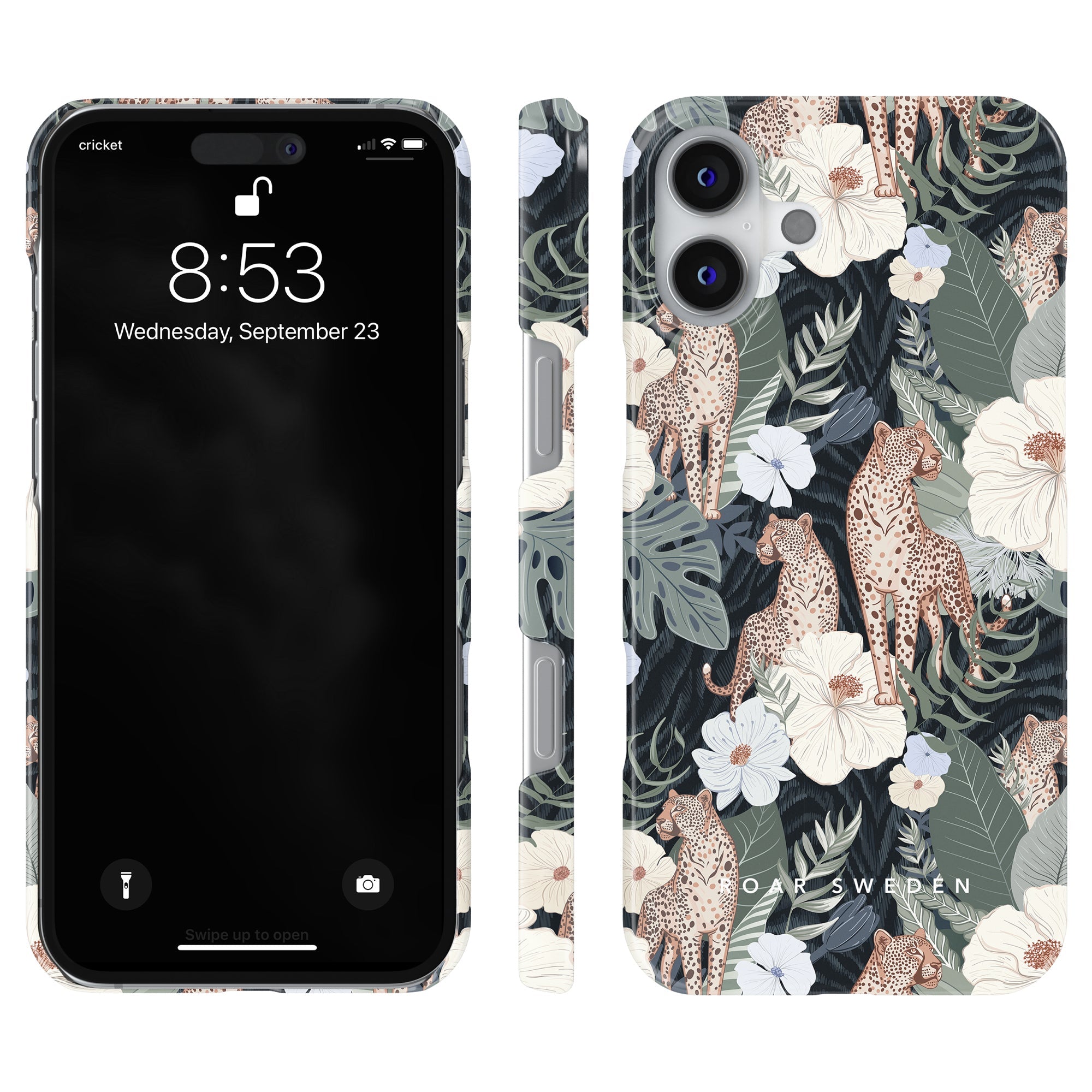 Slim mobilskal – Leopardess