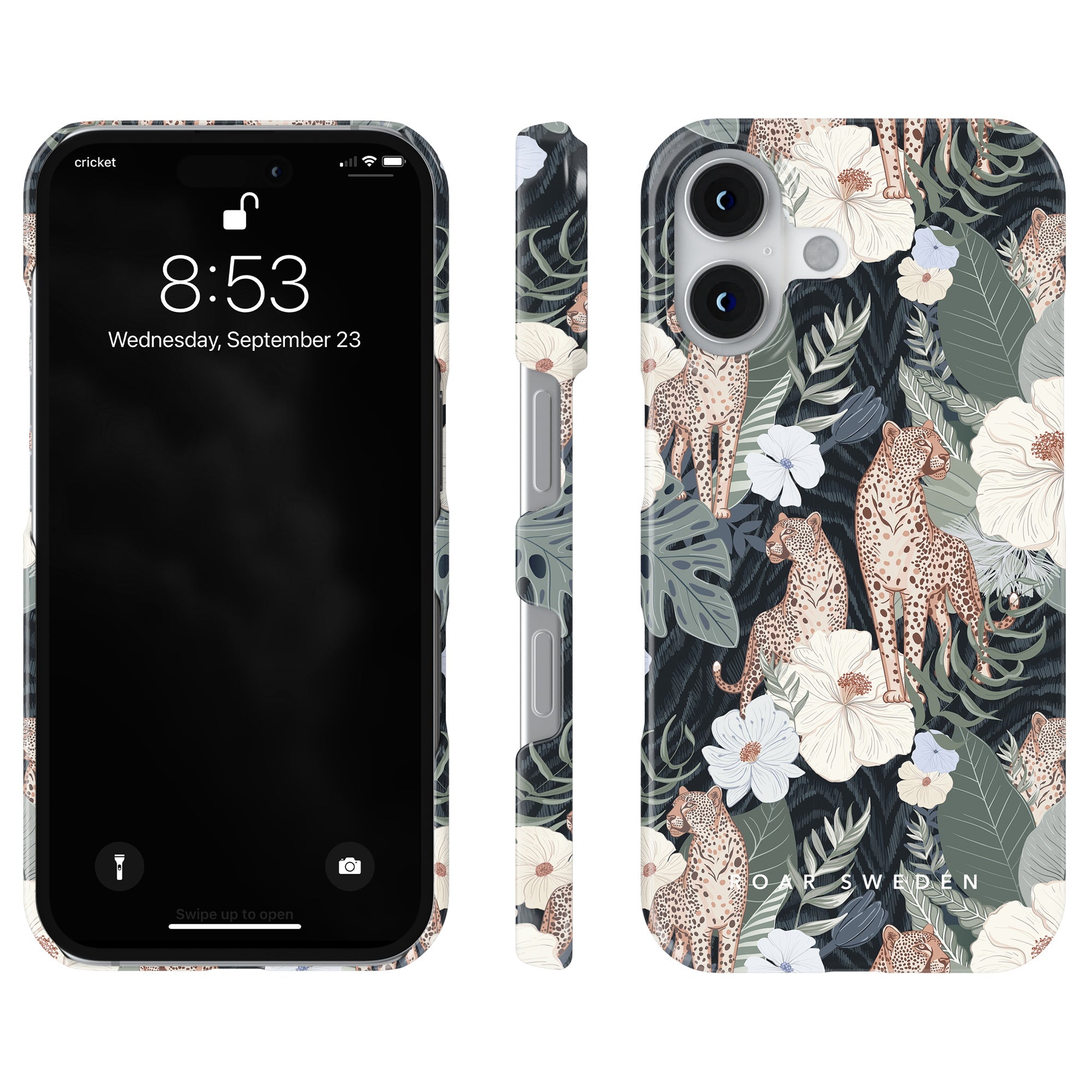 Slim mobilskal – Leopardess