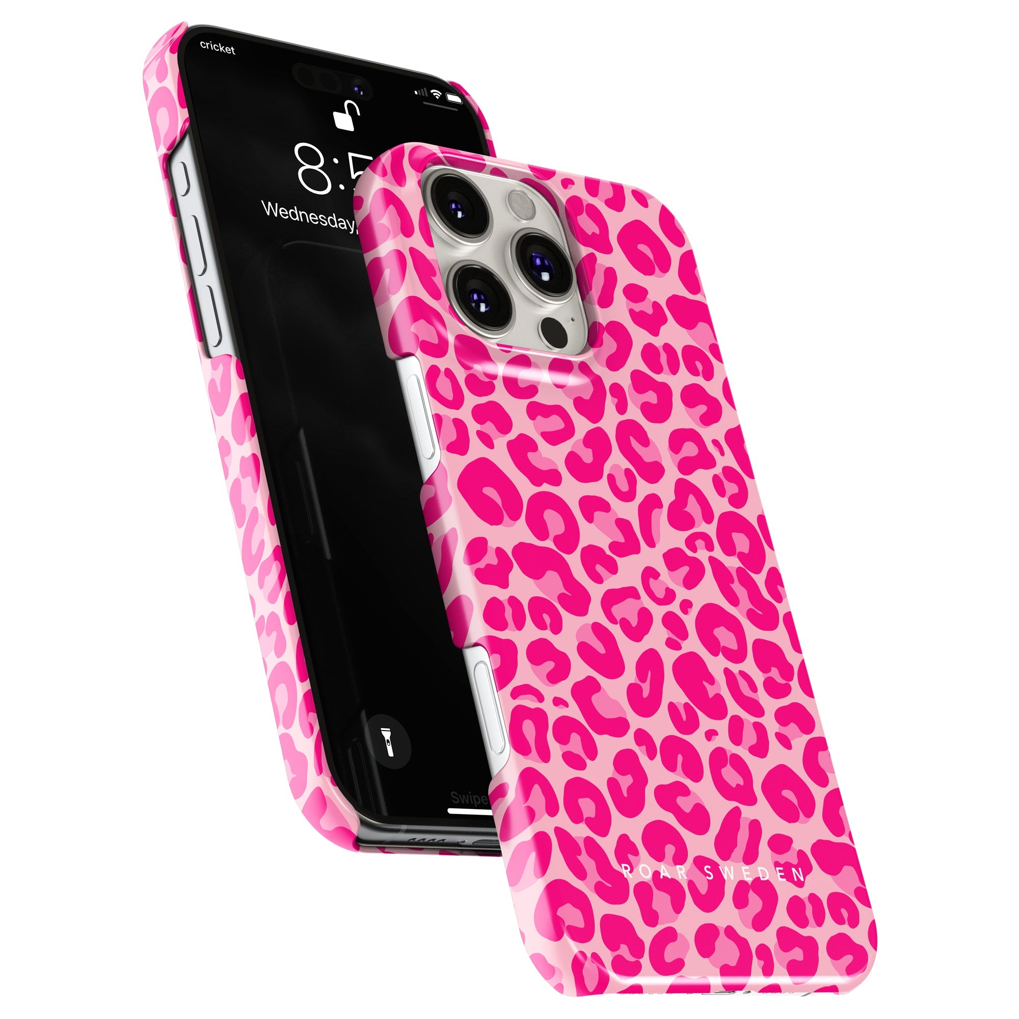 Slim mobilskal – Lipstick Leopard