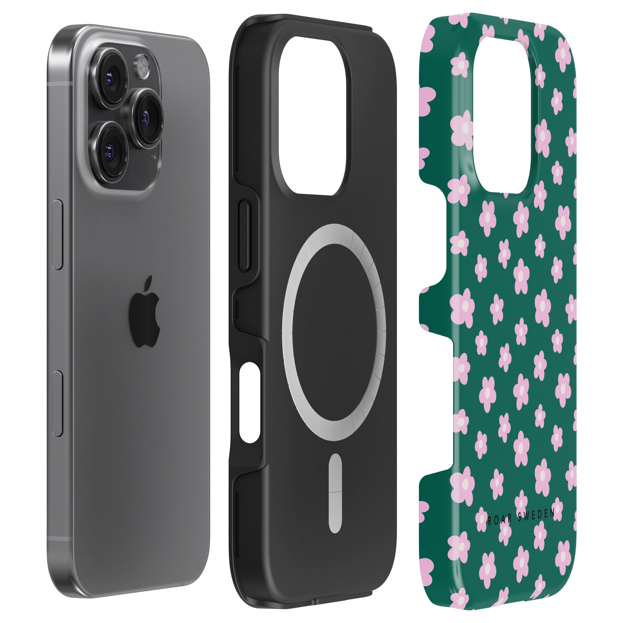 MagSafe mobilskal – Vårblomma Grön