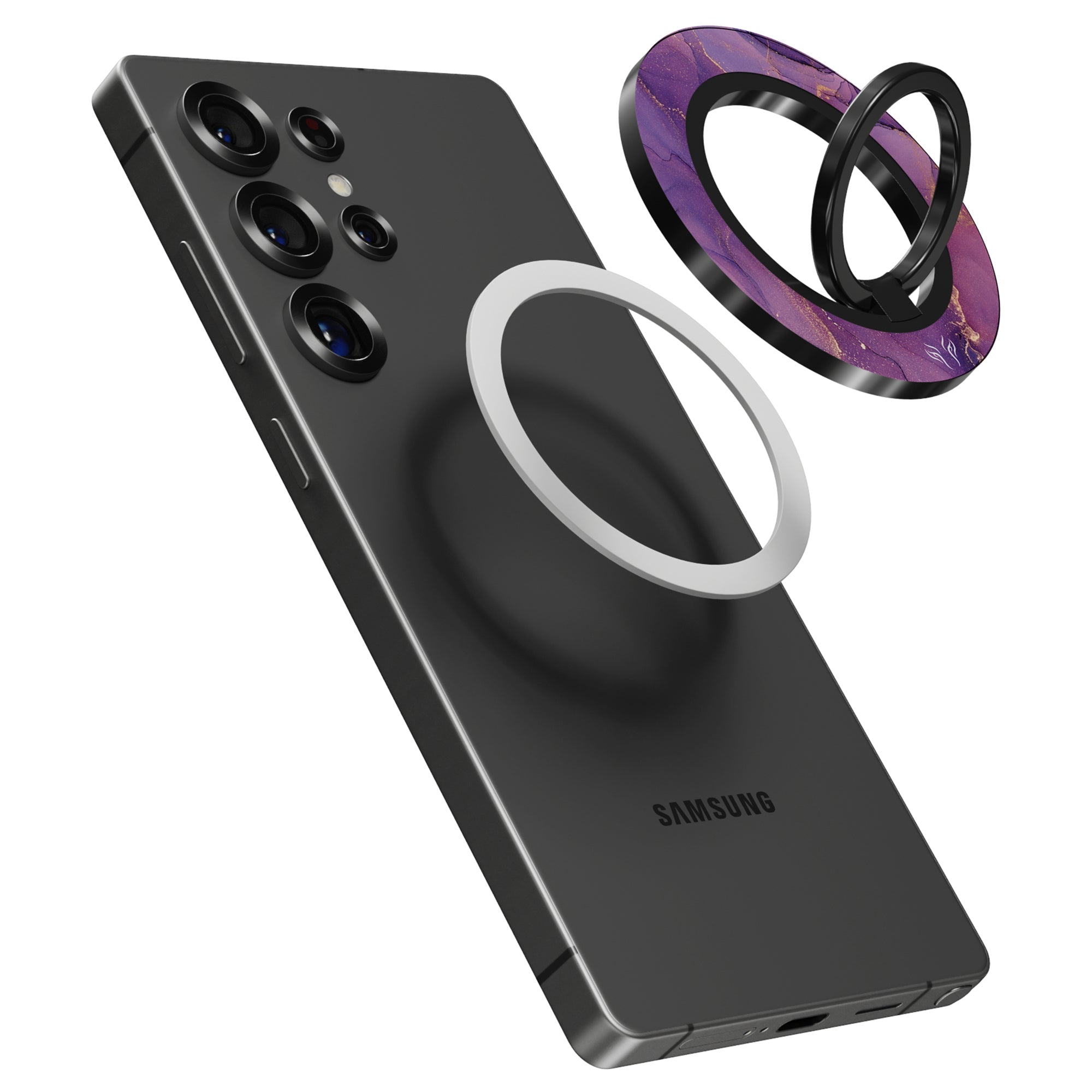 Midnight - Magnetring – magnetring för mobil