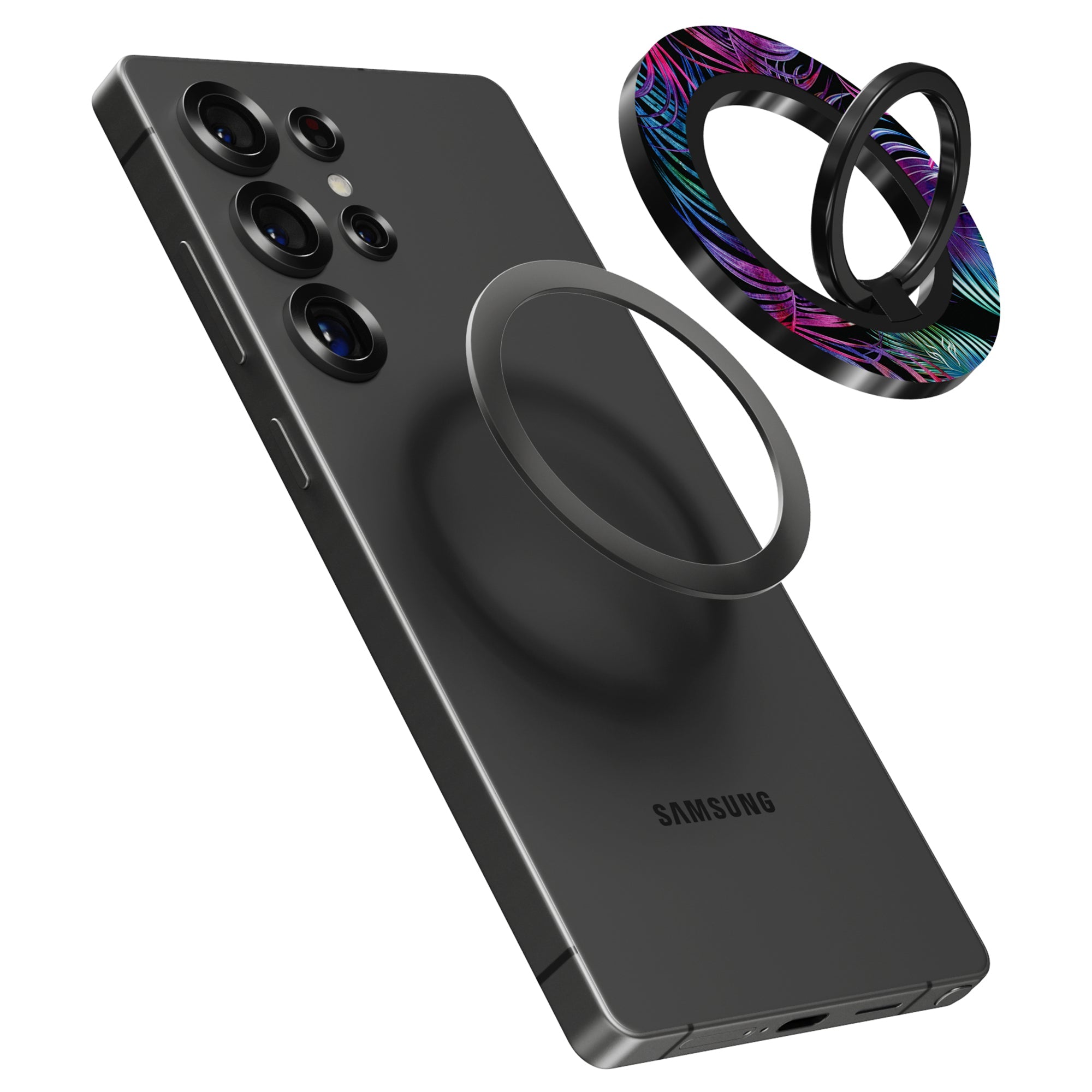 Neon Fern - Magnetring – magnetring för mobil