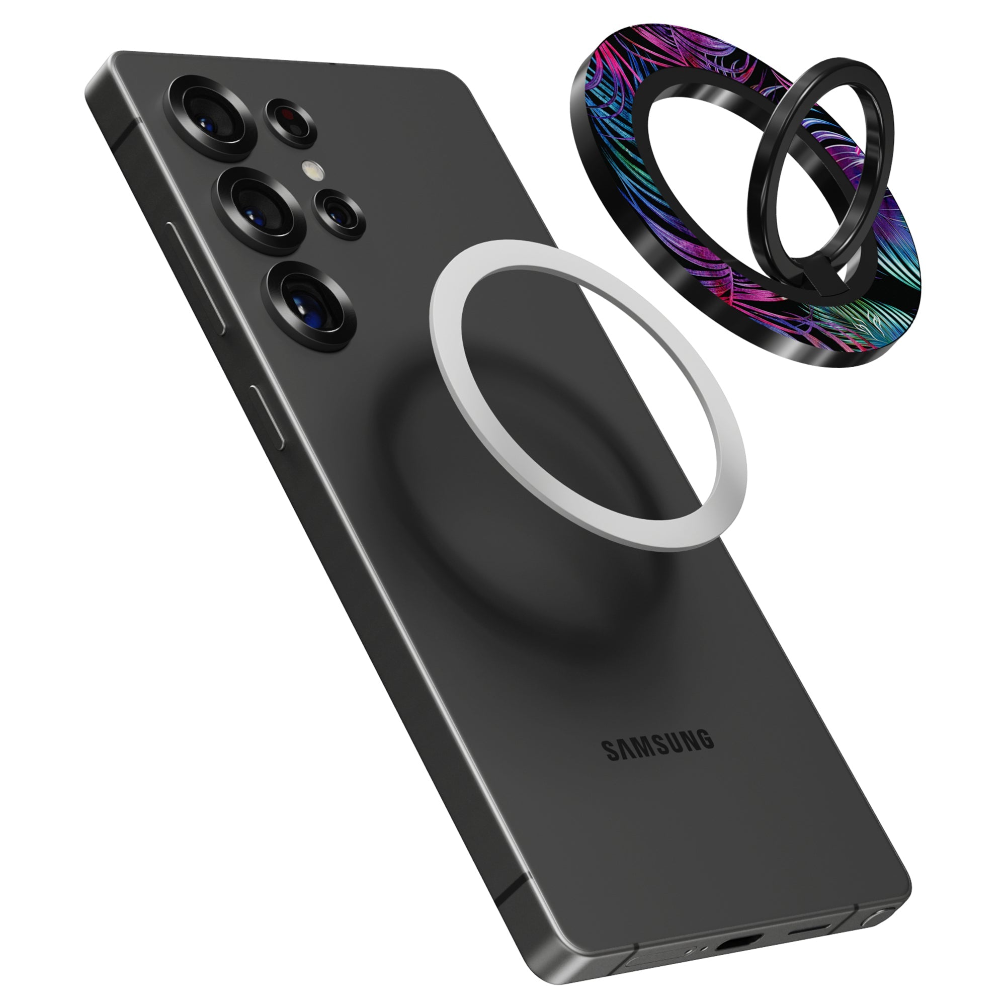 Neon Fern - Magnetring – magnetring för mobil