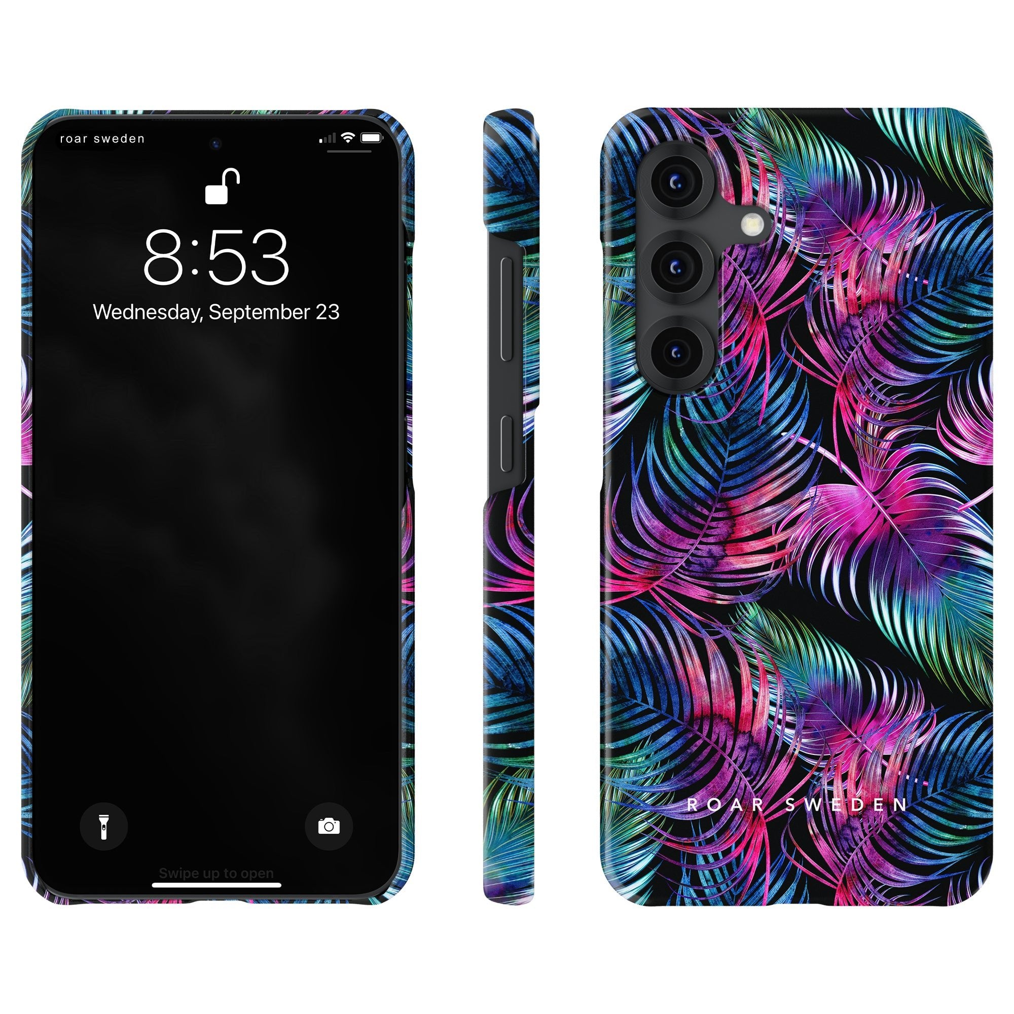 Slim mobilskal – Neon Fern