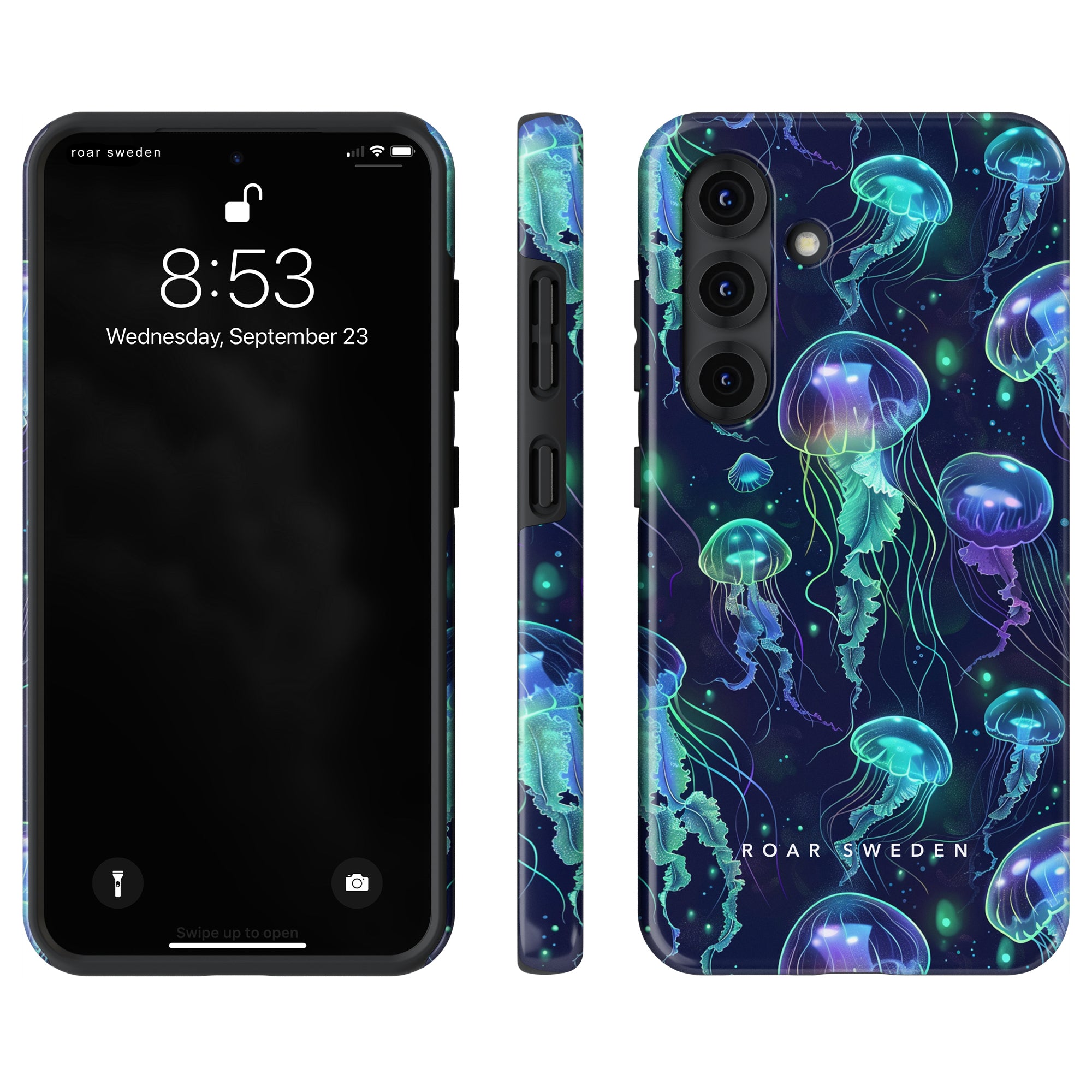 Tough mobilskal – Neon Jellyfish