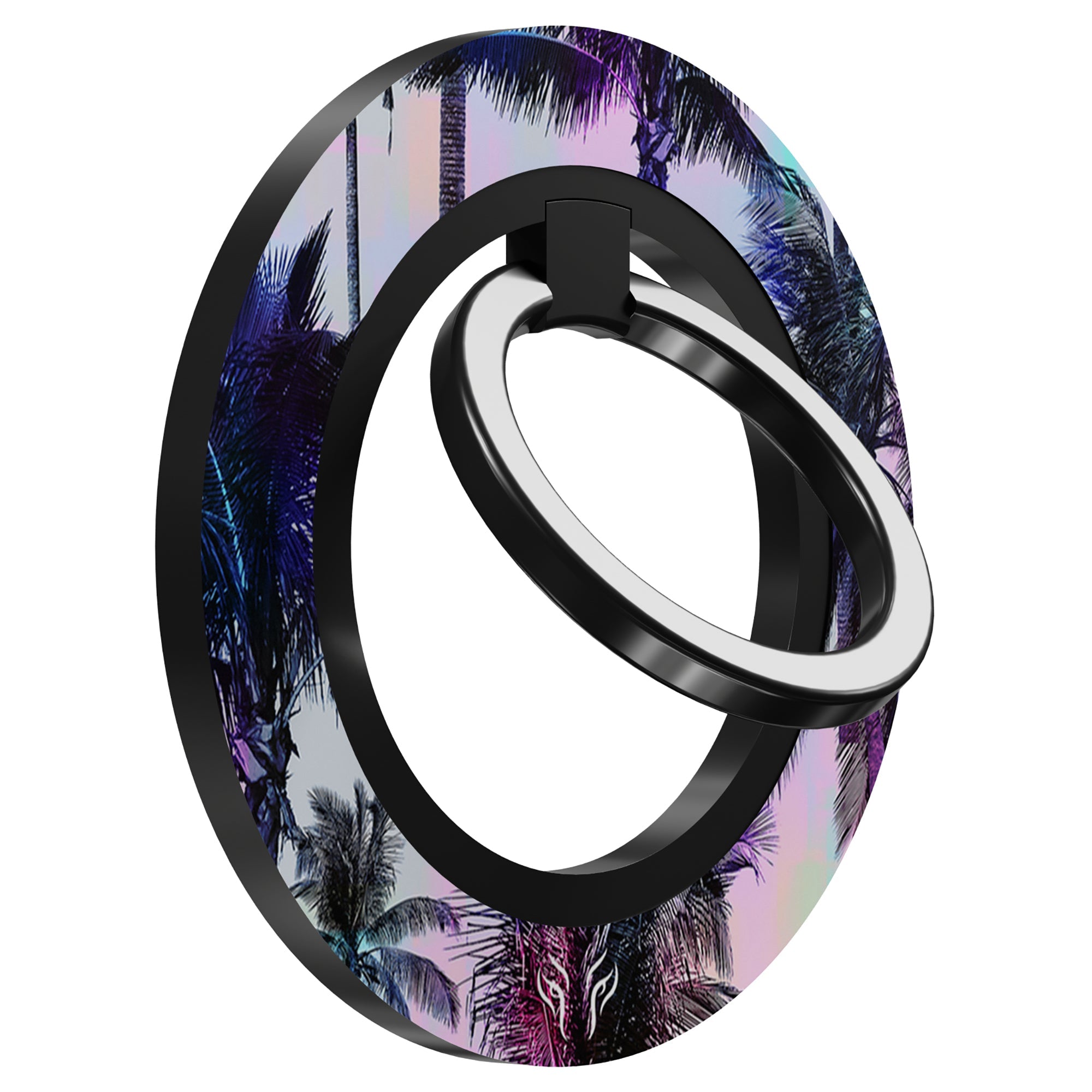 Neon Palms - Magnetring – magnetring för mobil