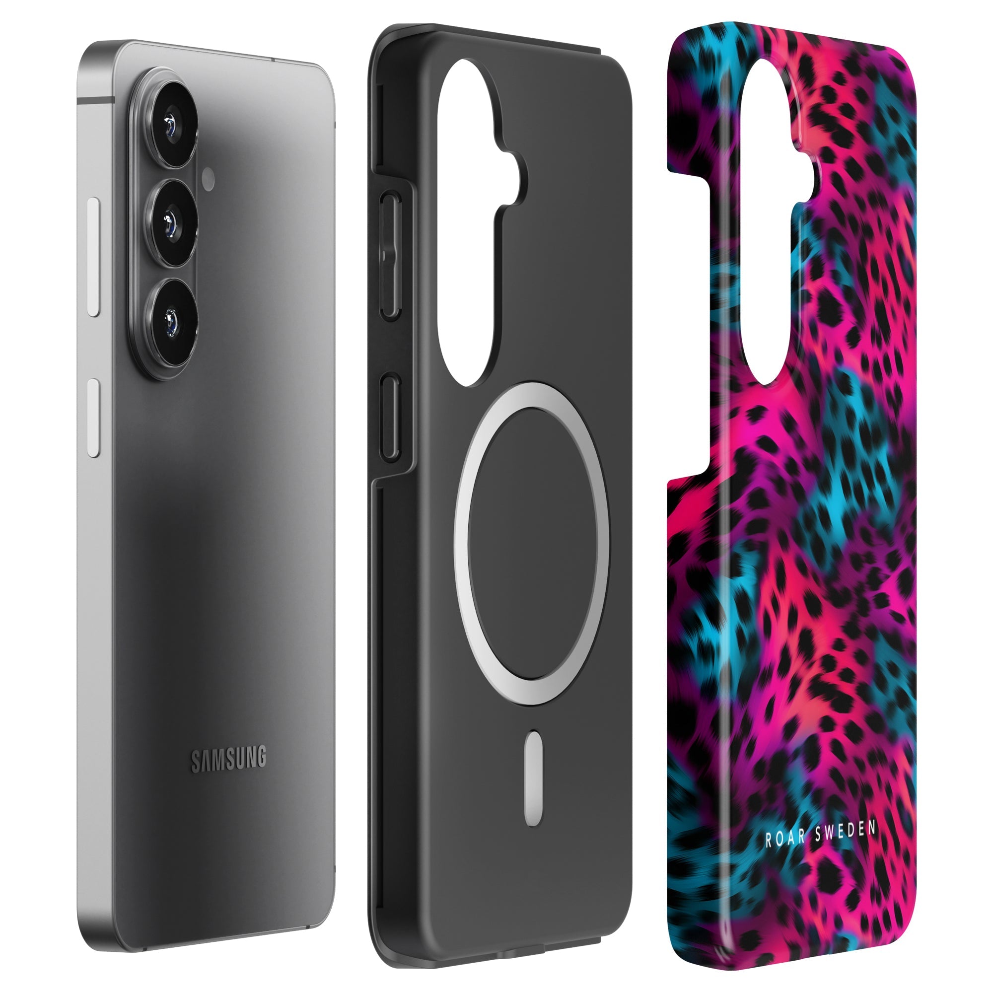 Neon Panther - Magnetic Tough Phone Case - Roar Sweden