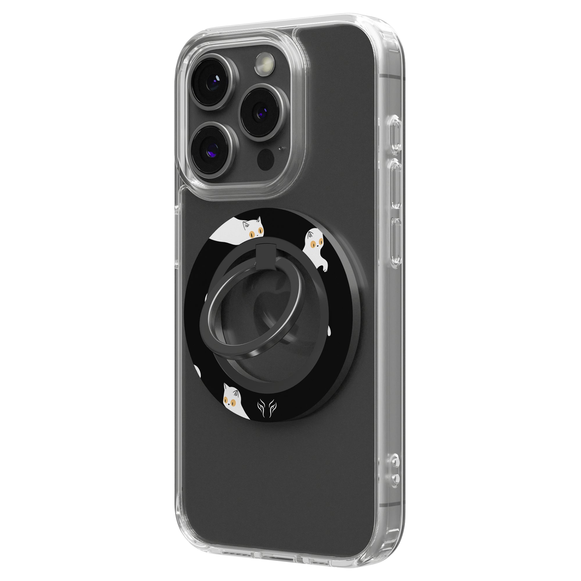 Night Cat - Magnetring – magnetring för mobil