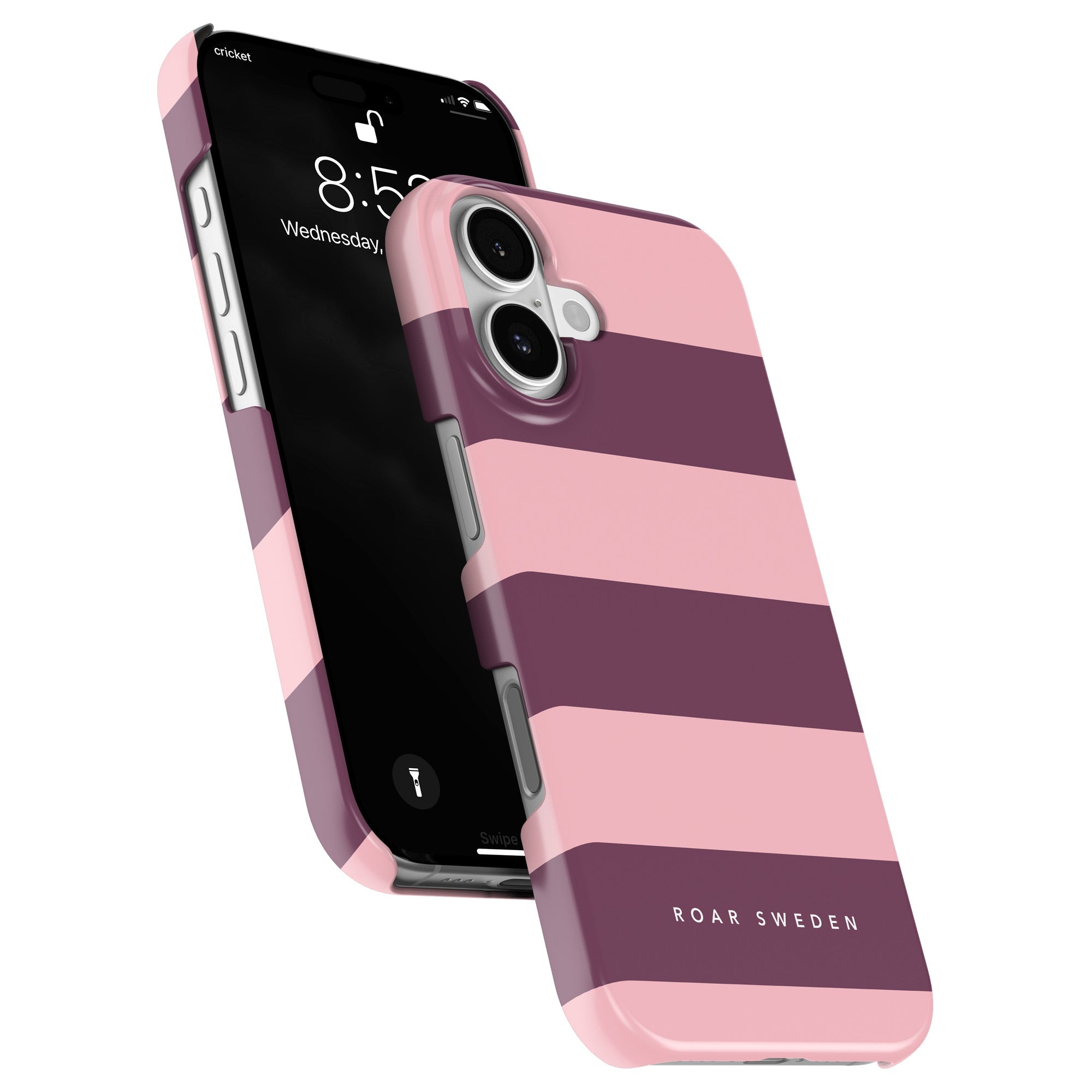 Orchid Stripes - Slim case - Roar Sweden