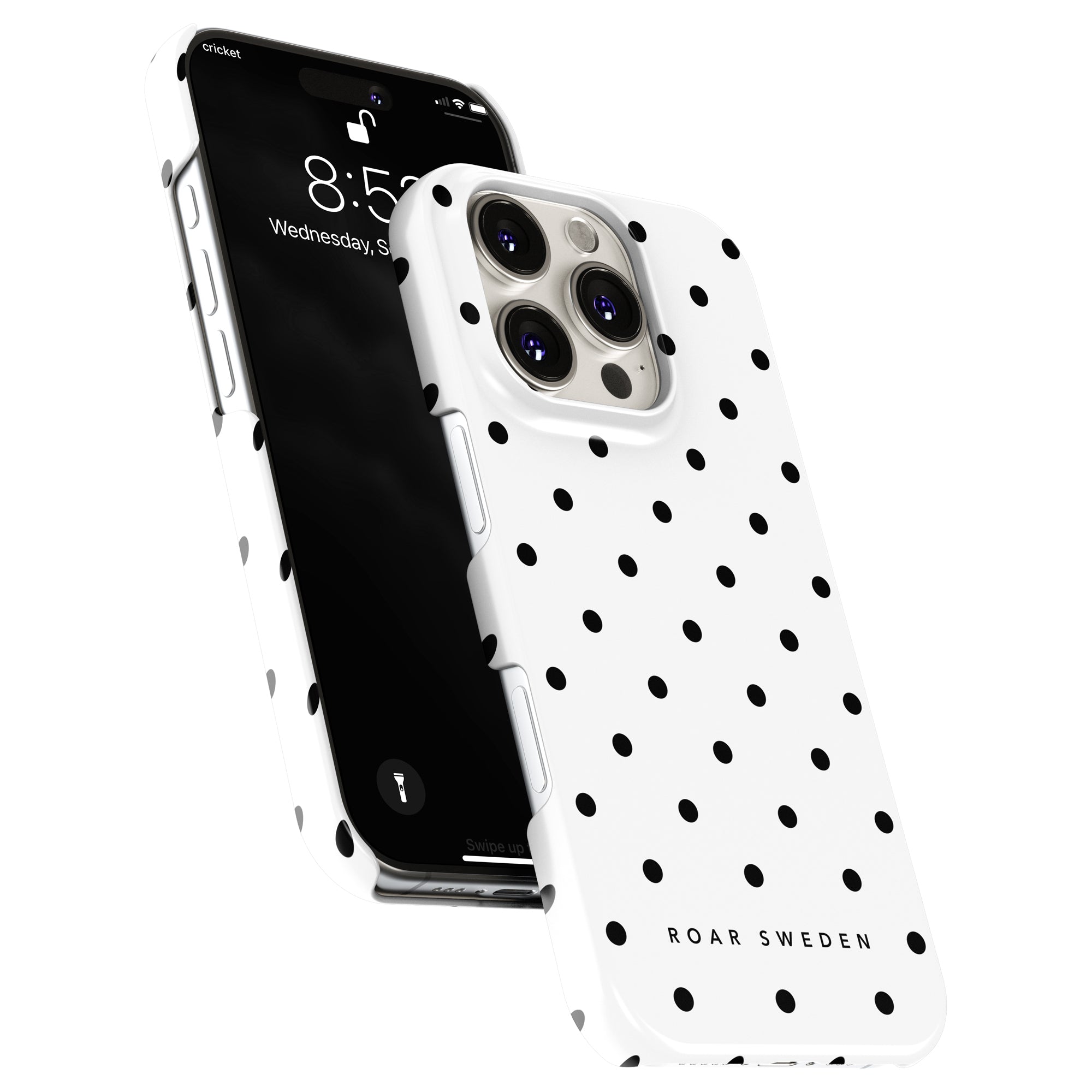 Slim mobilskal – Panda Dots