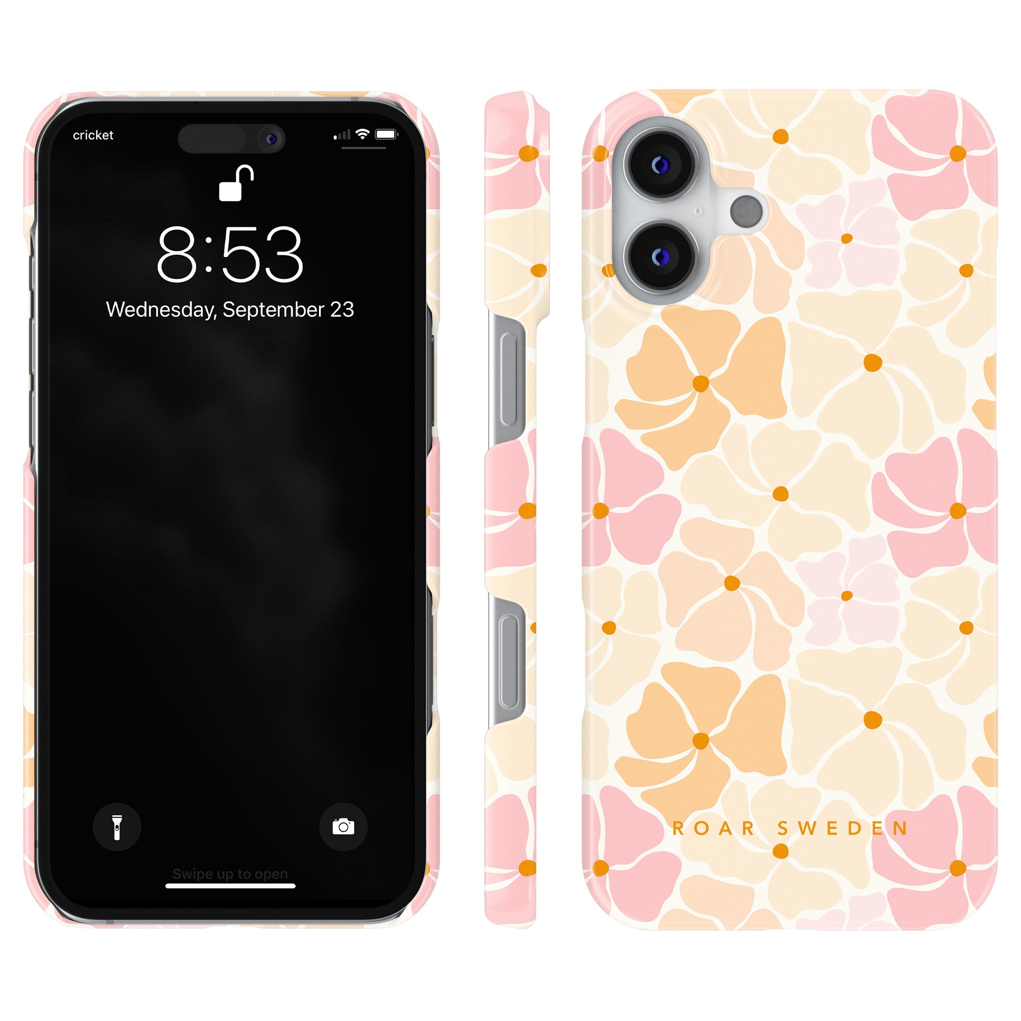 Slim mobilskal – Pastel Flora