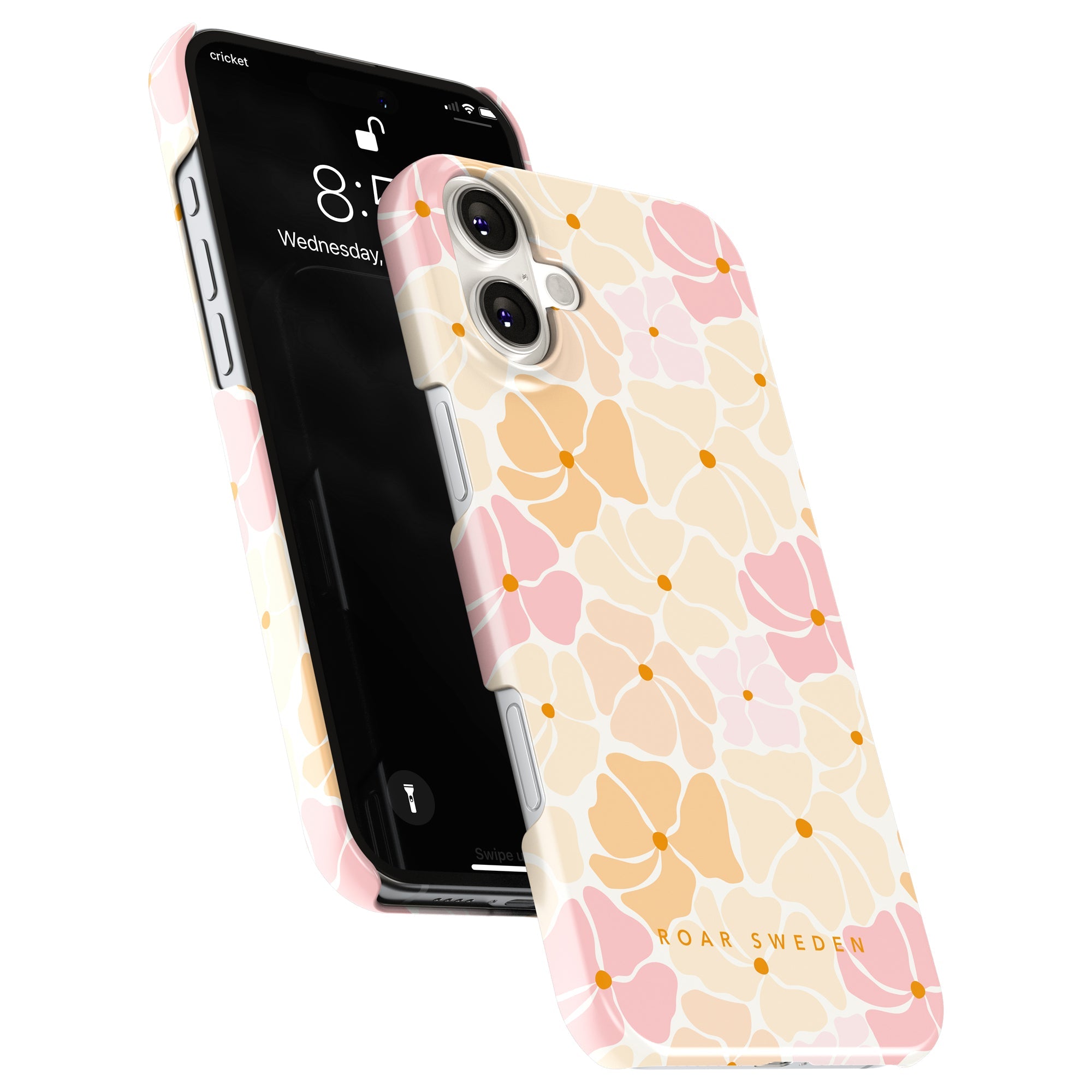 Slim mobilskal – Pastel Flora