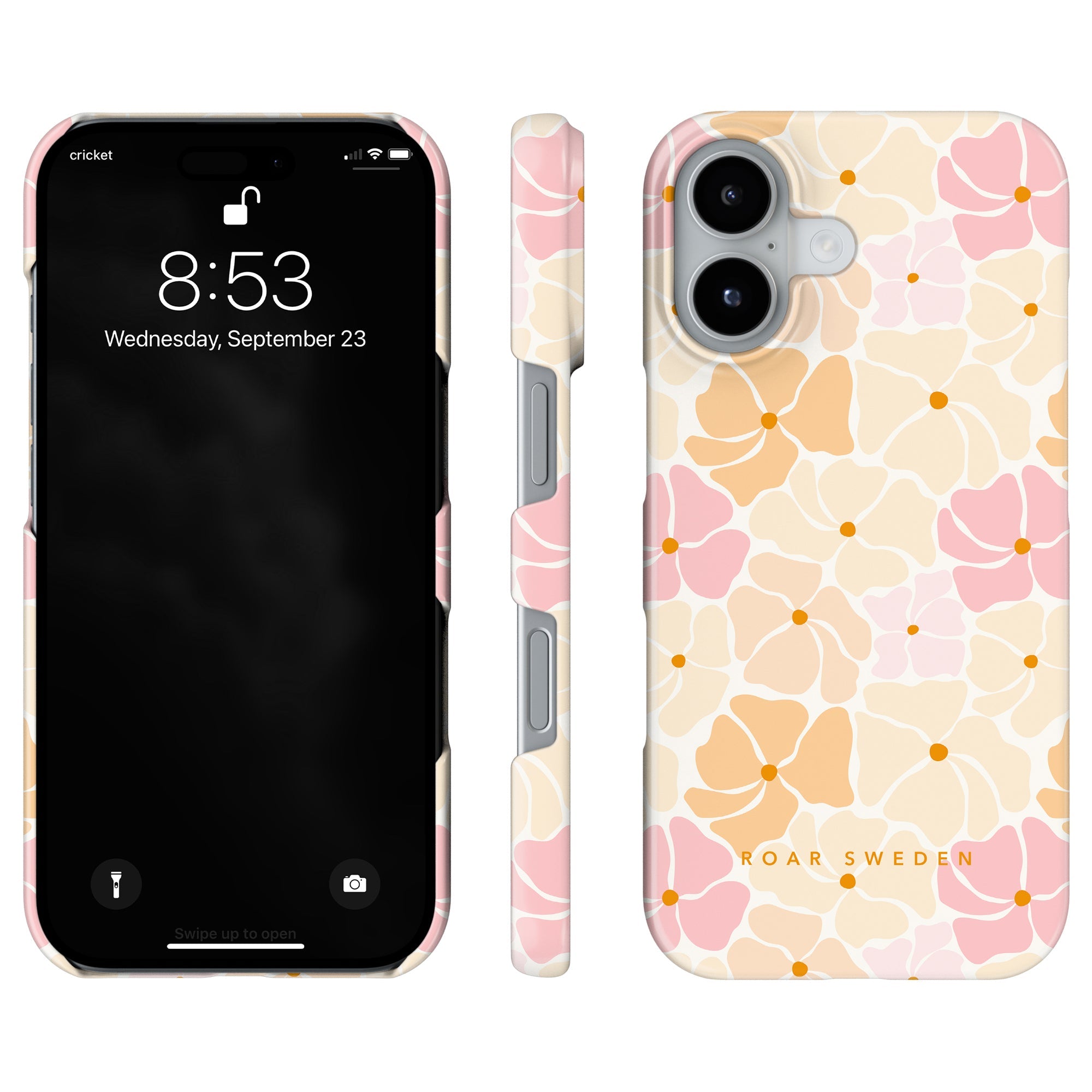 Slim mobilskal – Pastel Flora