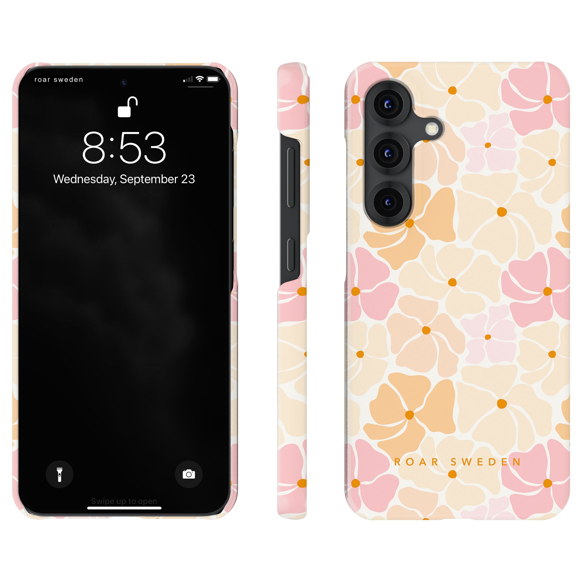 Slim mobilskal – Pastel Flora