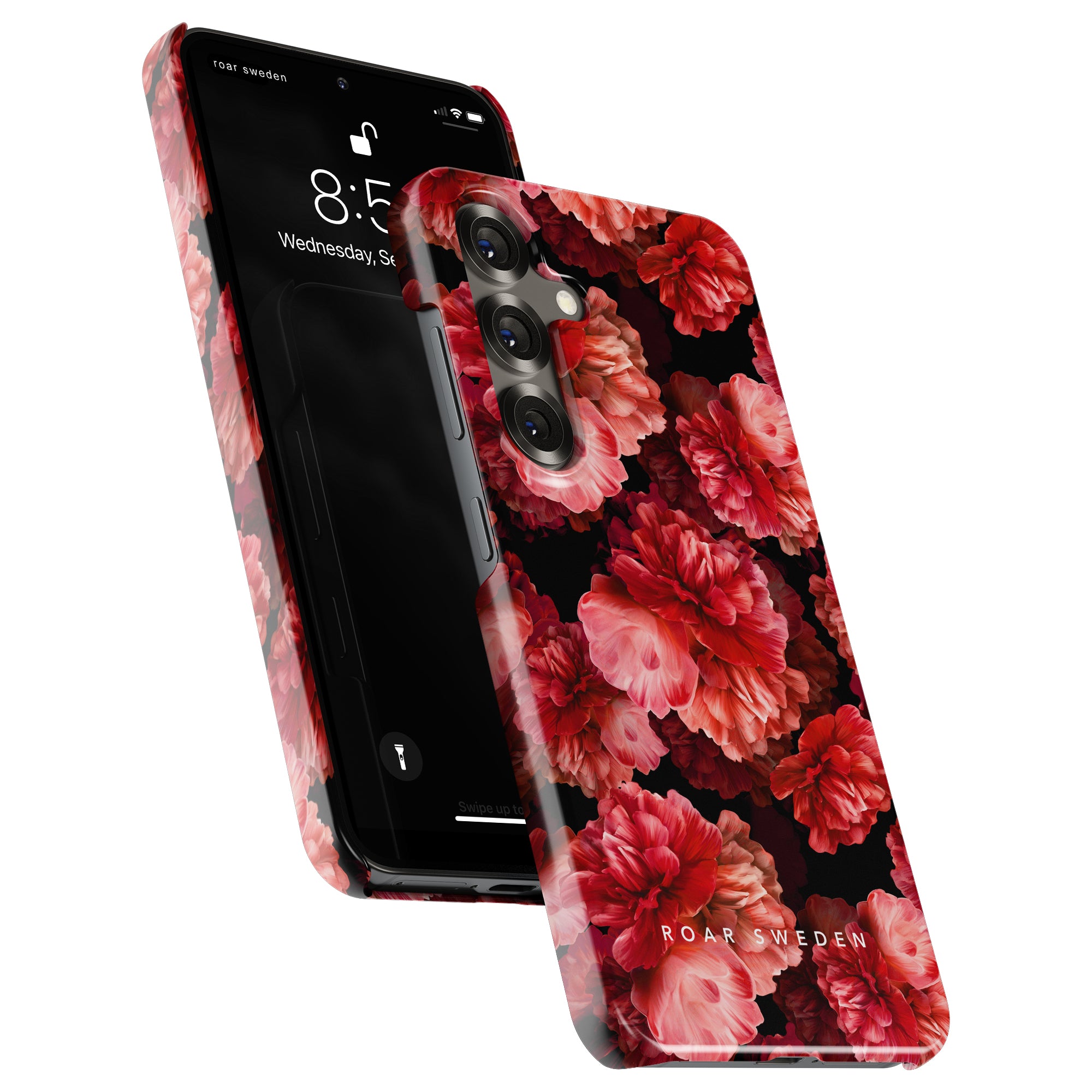 Slim mobilskal – Peonies