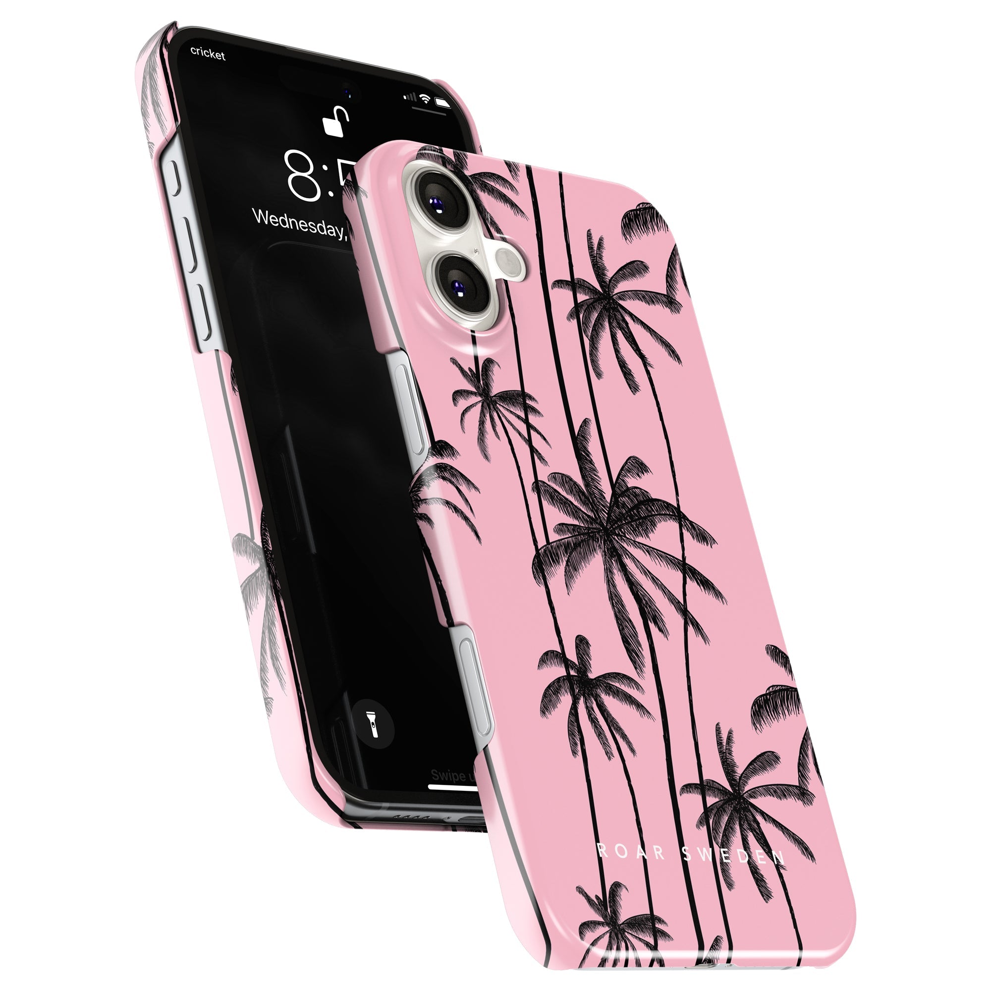 Slim mobilskal – Pink Palms