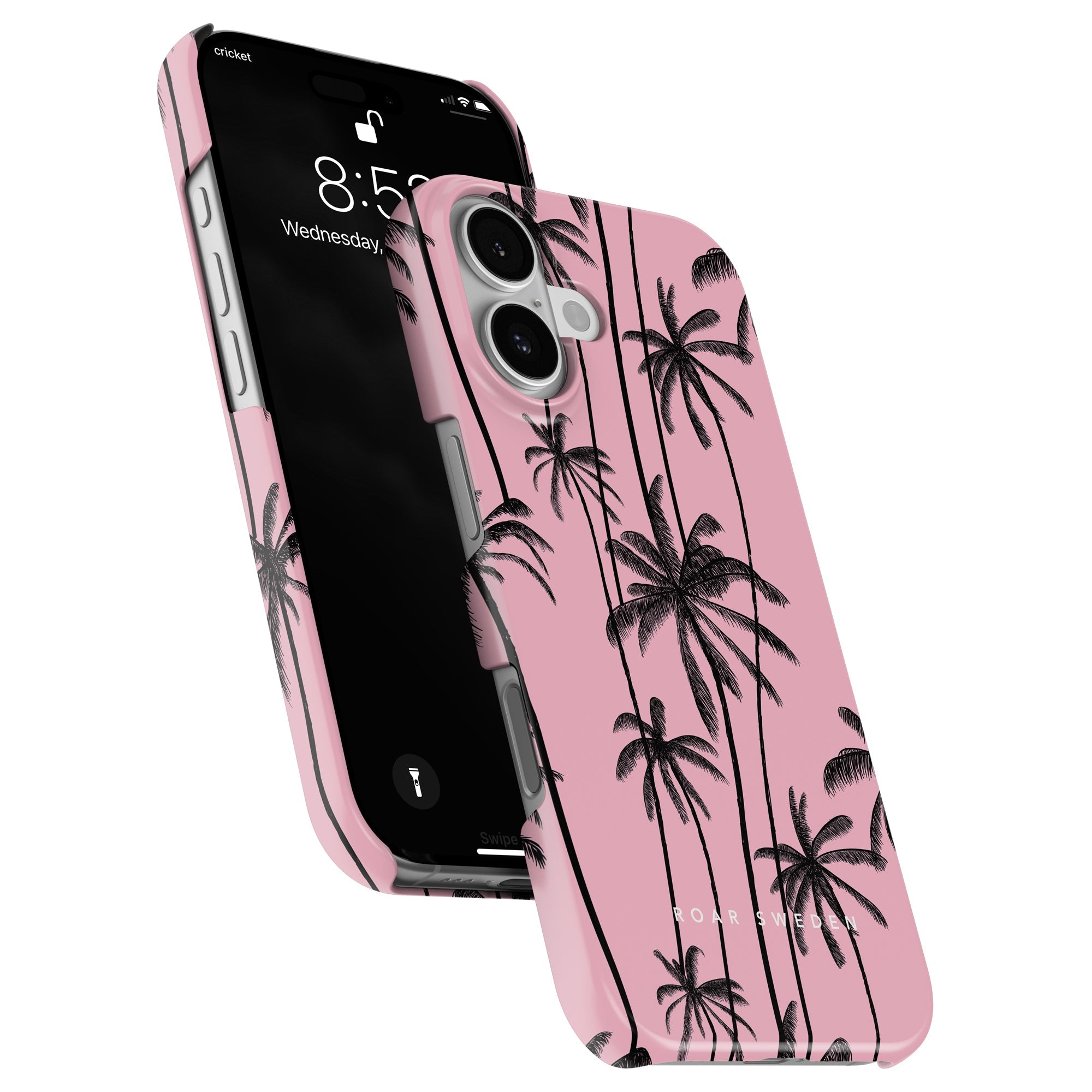 Slim mobilskal – Pink Palms