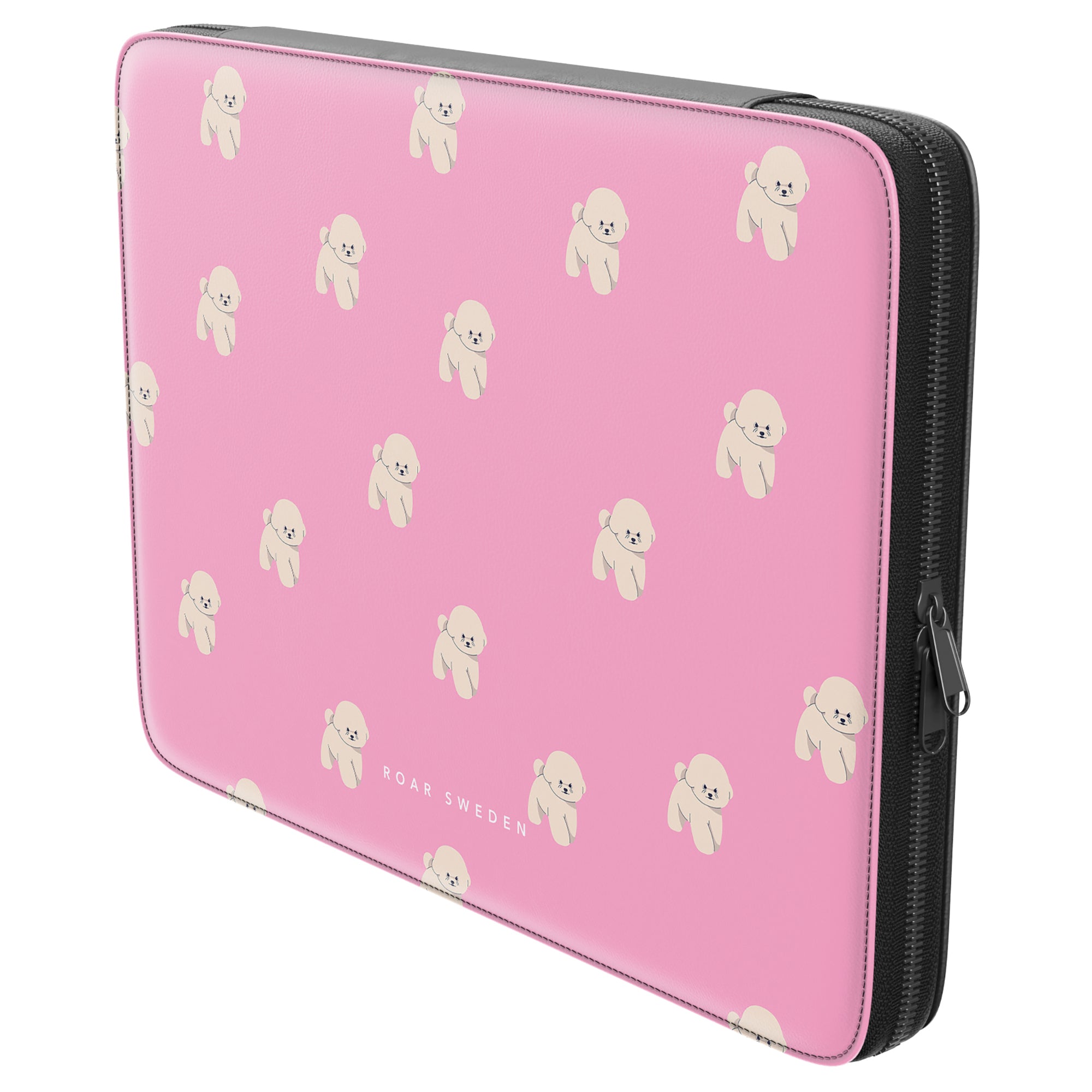 Pink Bichon - Laptopfodral - Roar Sweden