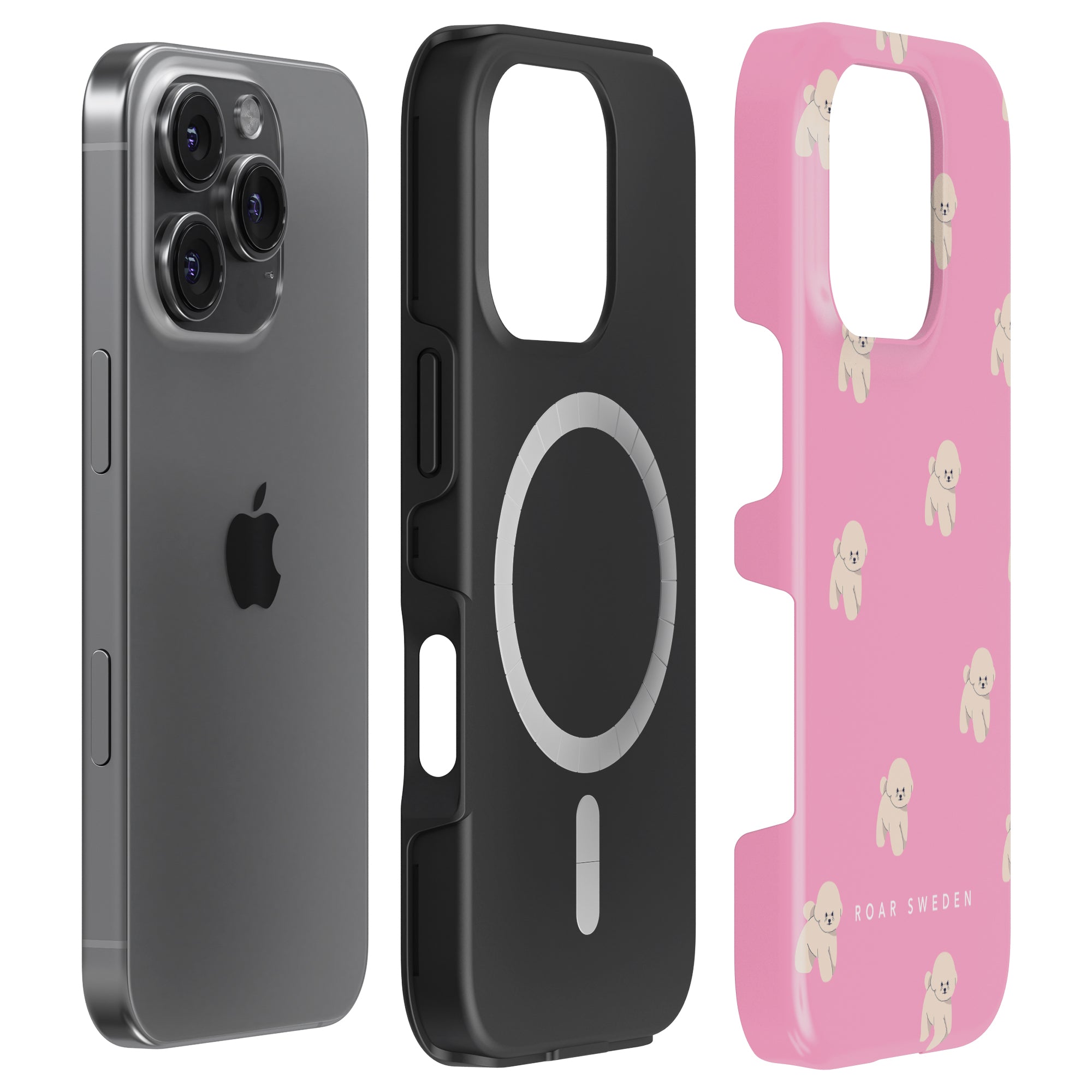 Pink Bichon - Magsafe Tough Case - Roar Sweden