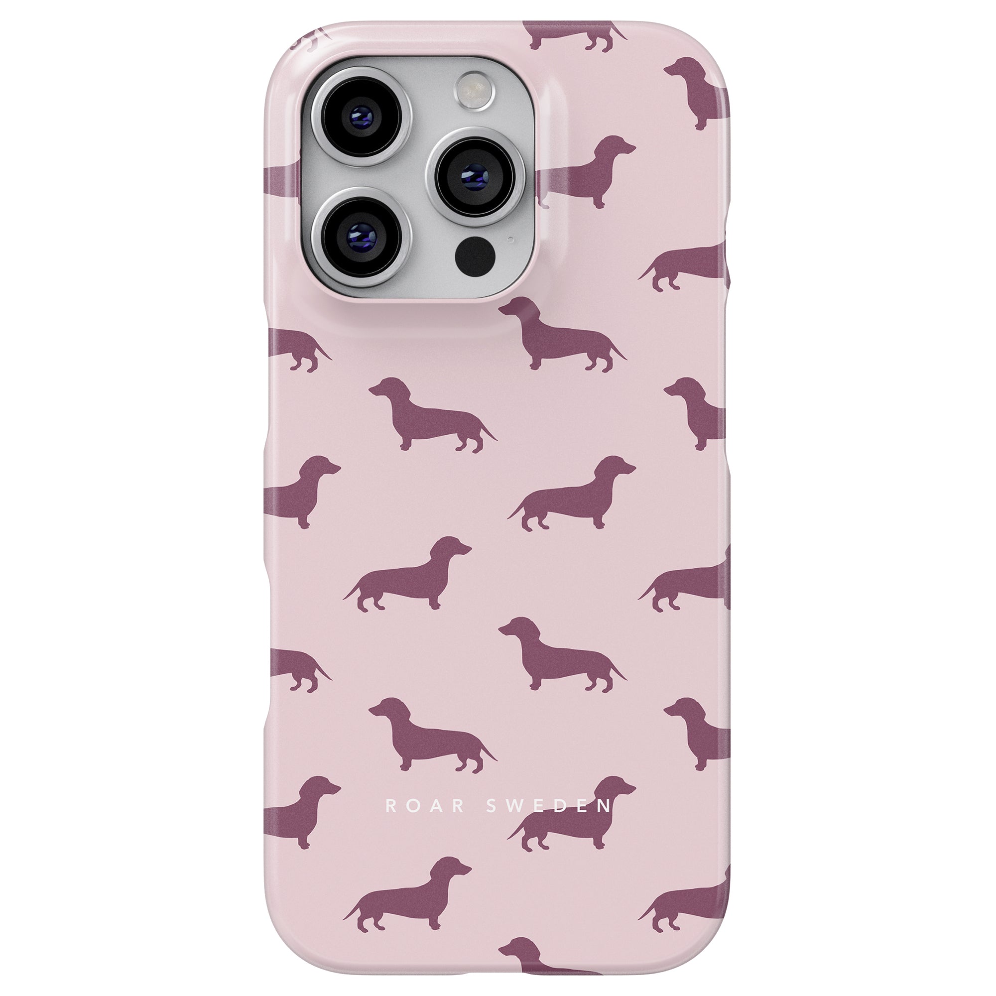 Dachshund Slim mobilskal – Pink Dachshund